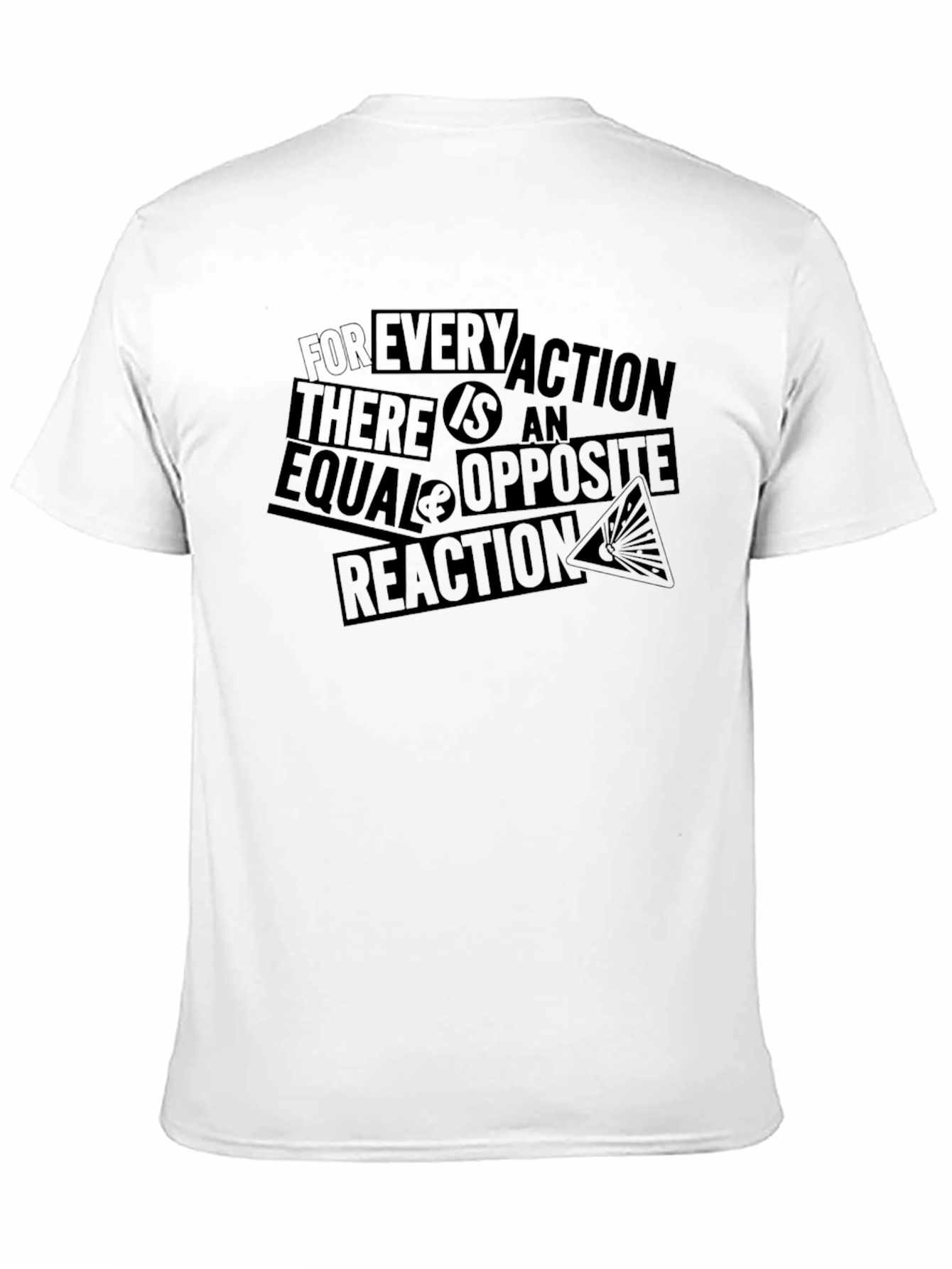 Newtons Third Law T-Shirt: Equal & Opposite Reaction