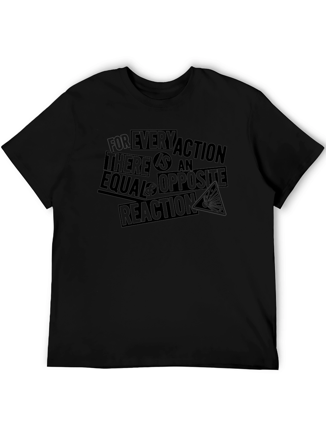 Newtons Third Law T-Shirt: Equal & Opposite Reaction