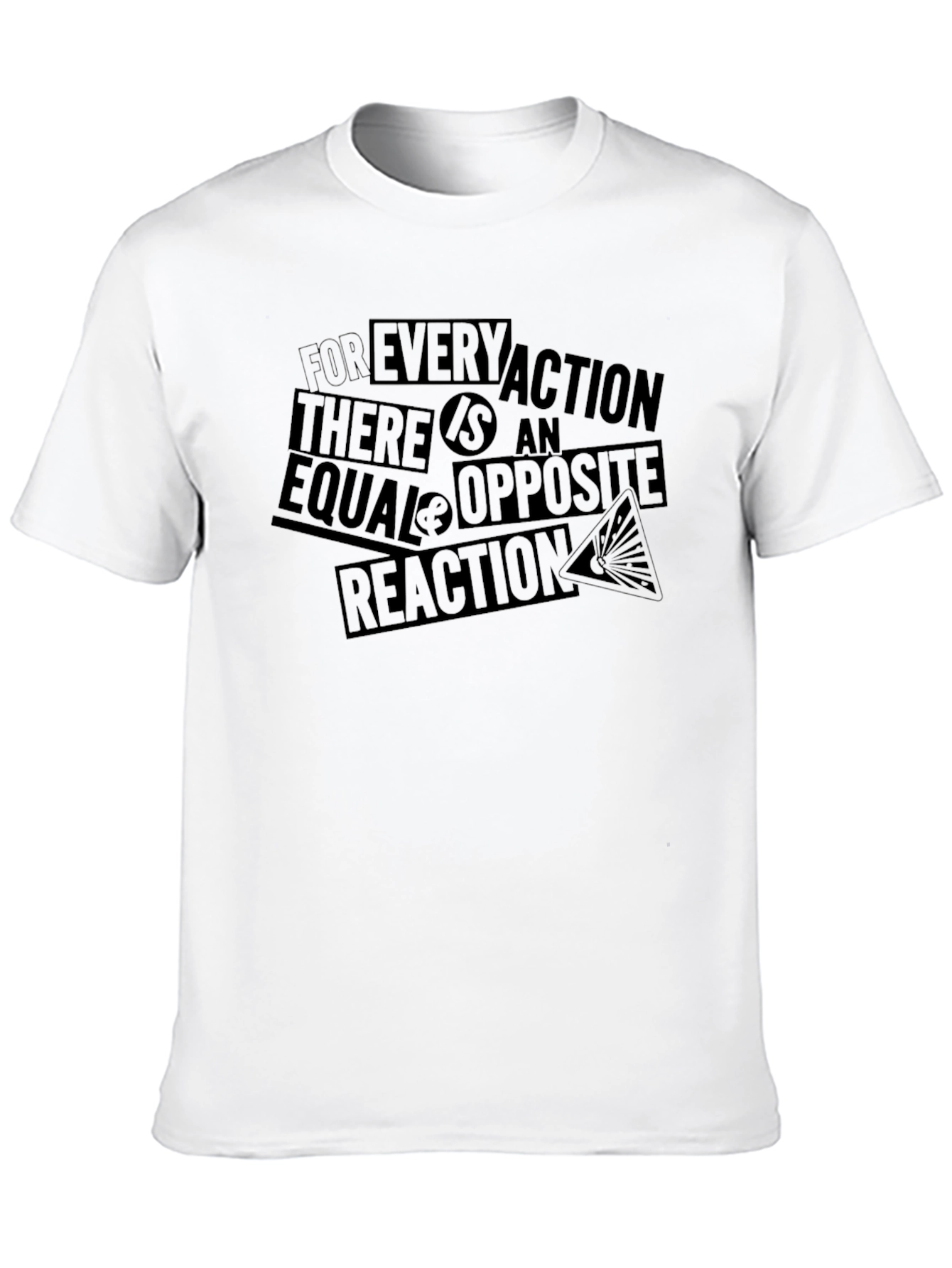 Newtons Third Law T-Shirt: Equal & Opposite Reaction