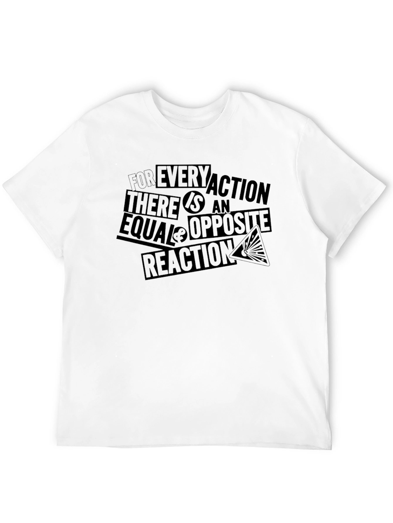 Newtons Third Law T-Shirt: Equal & Opposite Reaction