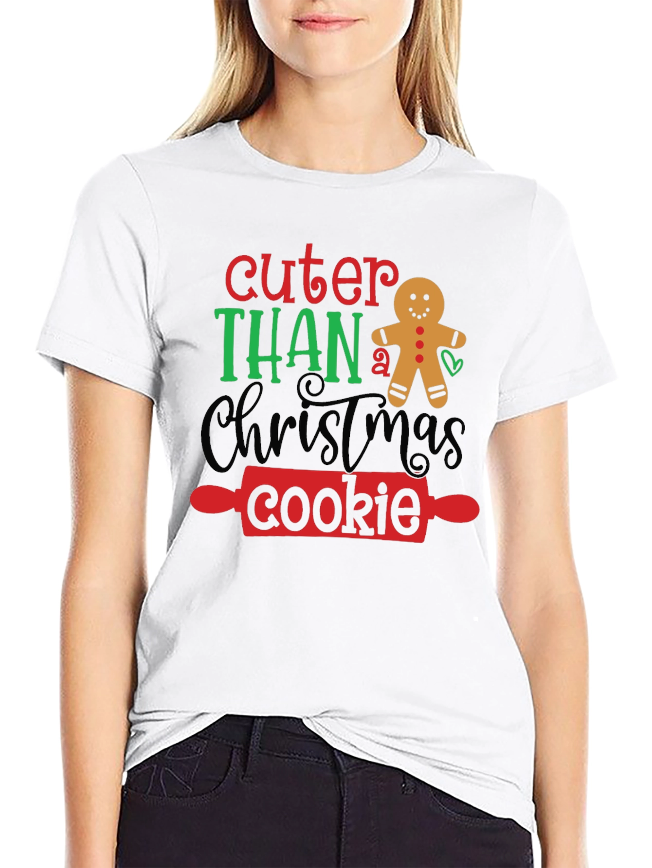 Cuter Than a Christmas Cookie Holiday T-Shirt
