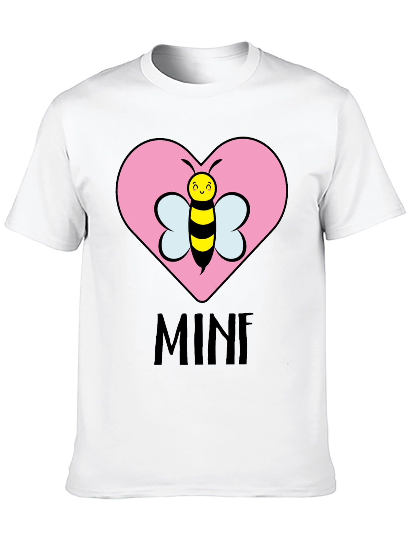 Bee Mine T-Shirt - Cute Heart Design