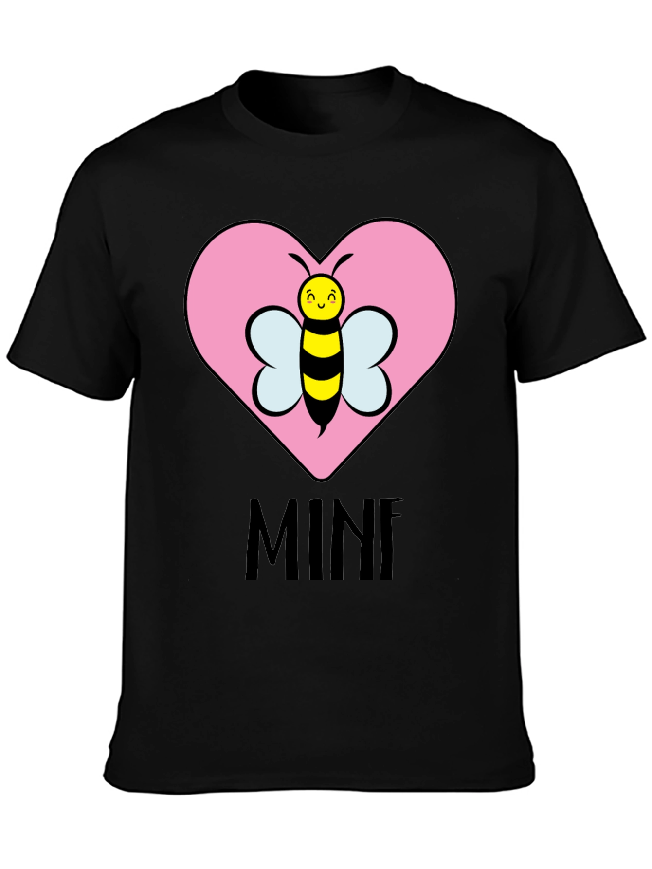 Bee Mine T-Shirt - Cute Heart Design