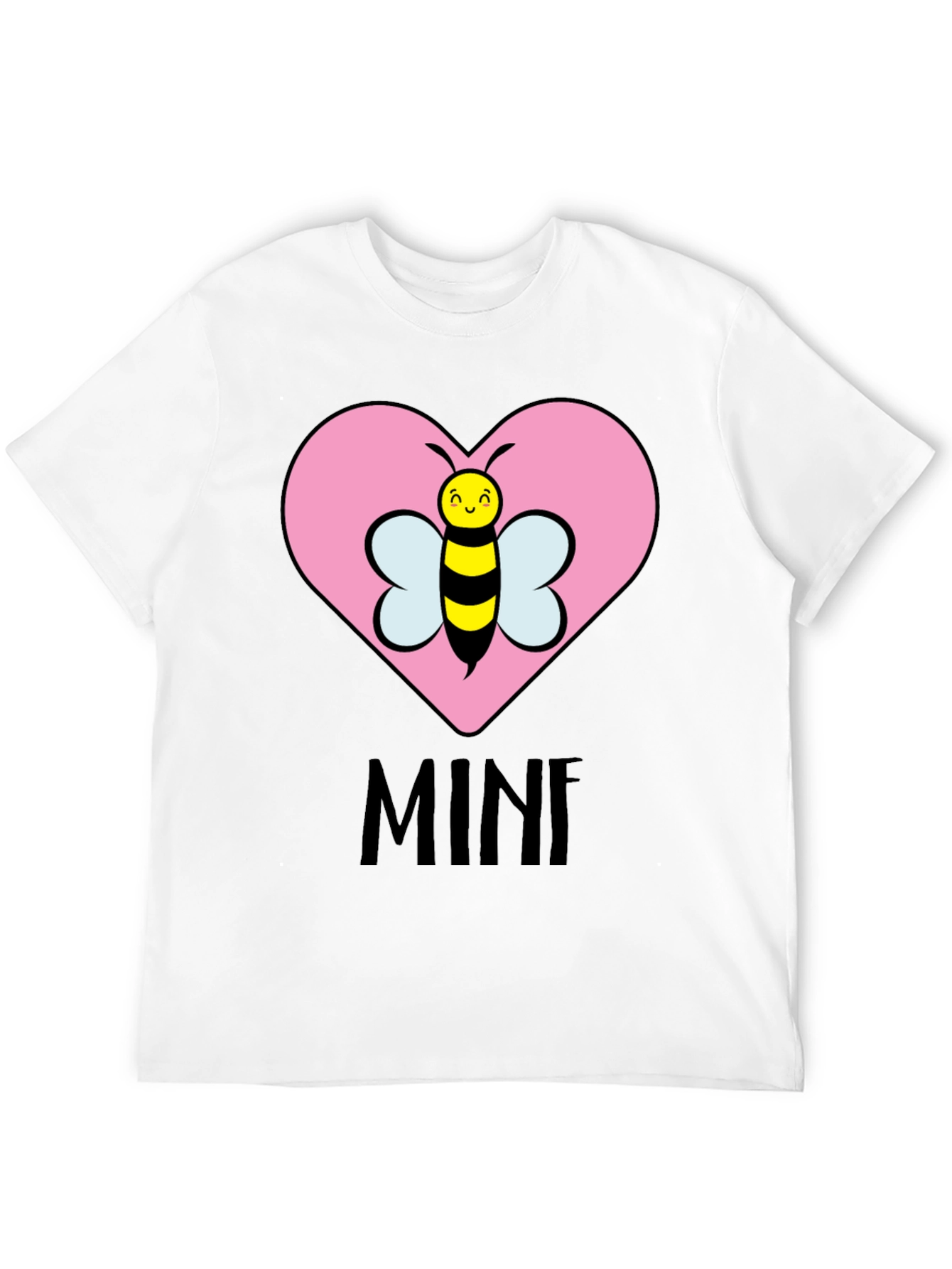 Bee Mine T-Shirt - Cute Heart Design