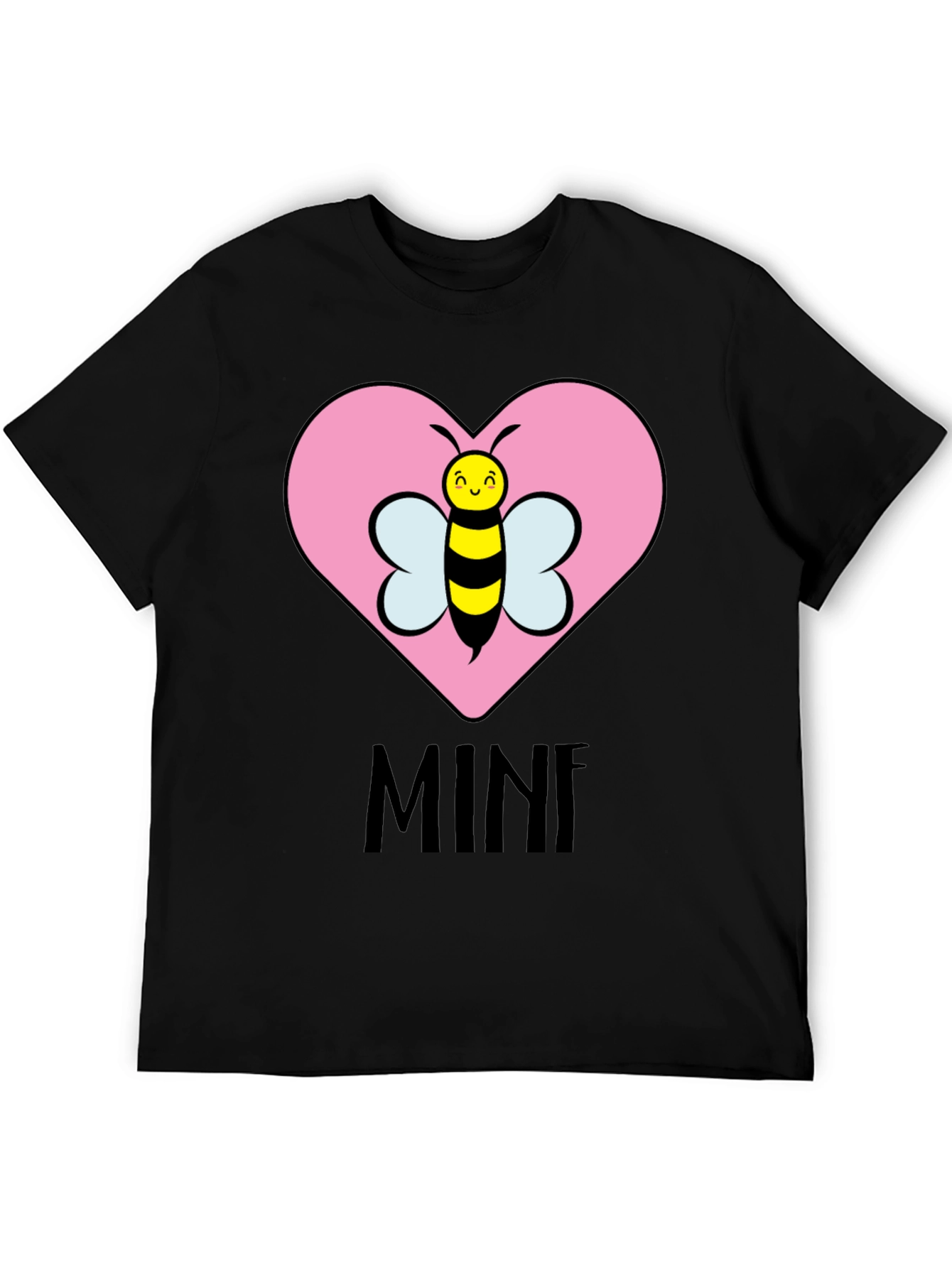 Bee Mine T-Shirt - Cute Heart Design