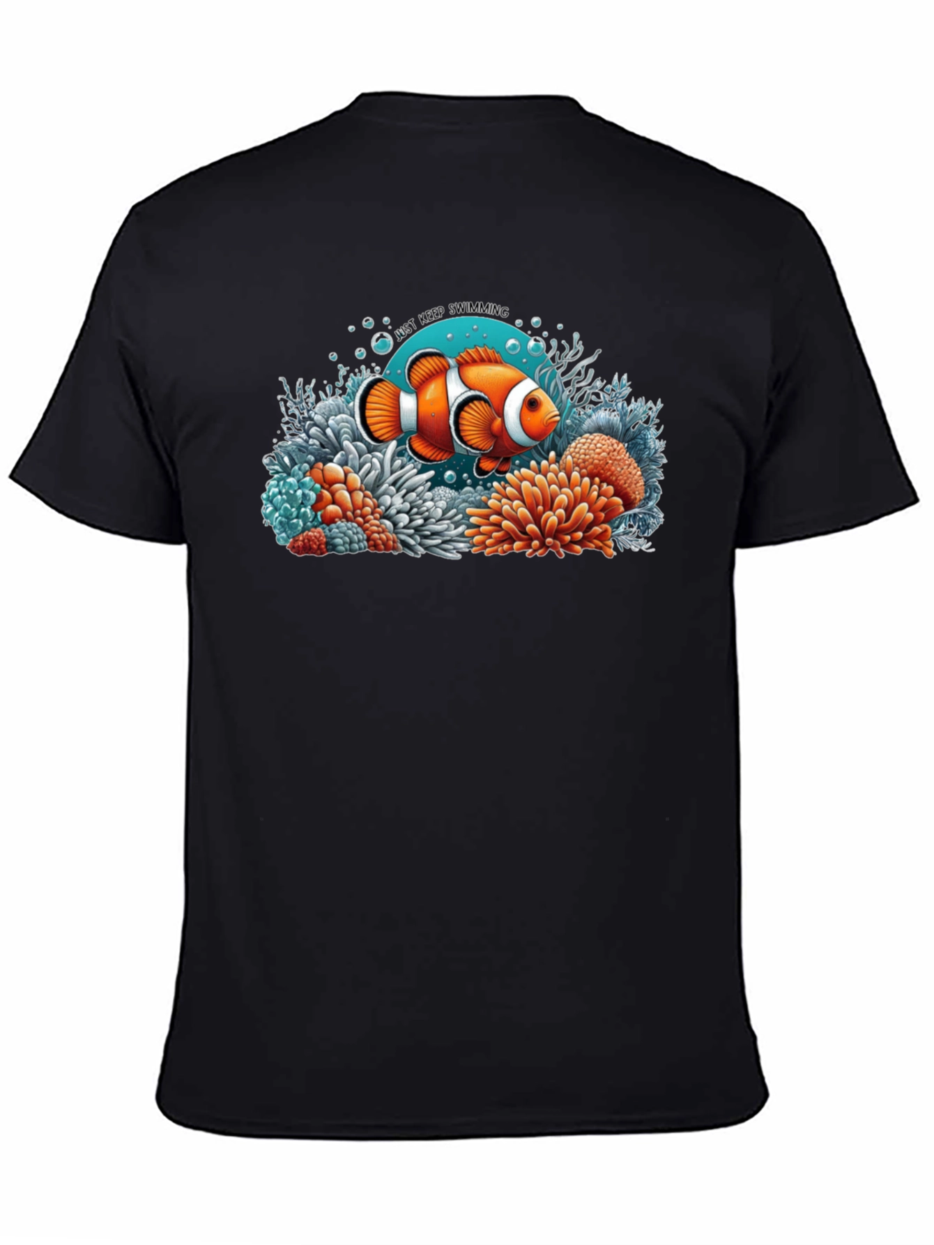 Clownfish Graphic T-Shirt - Just Keep Swimming