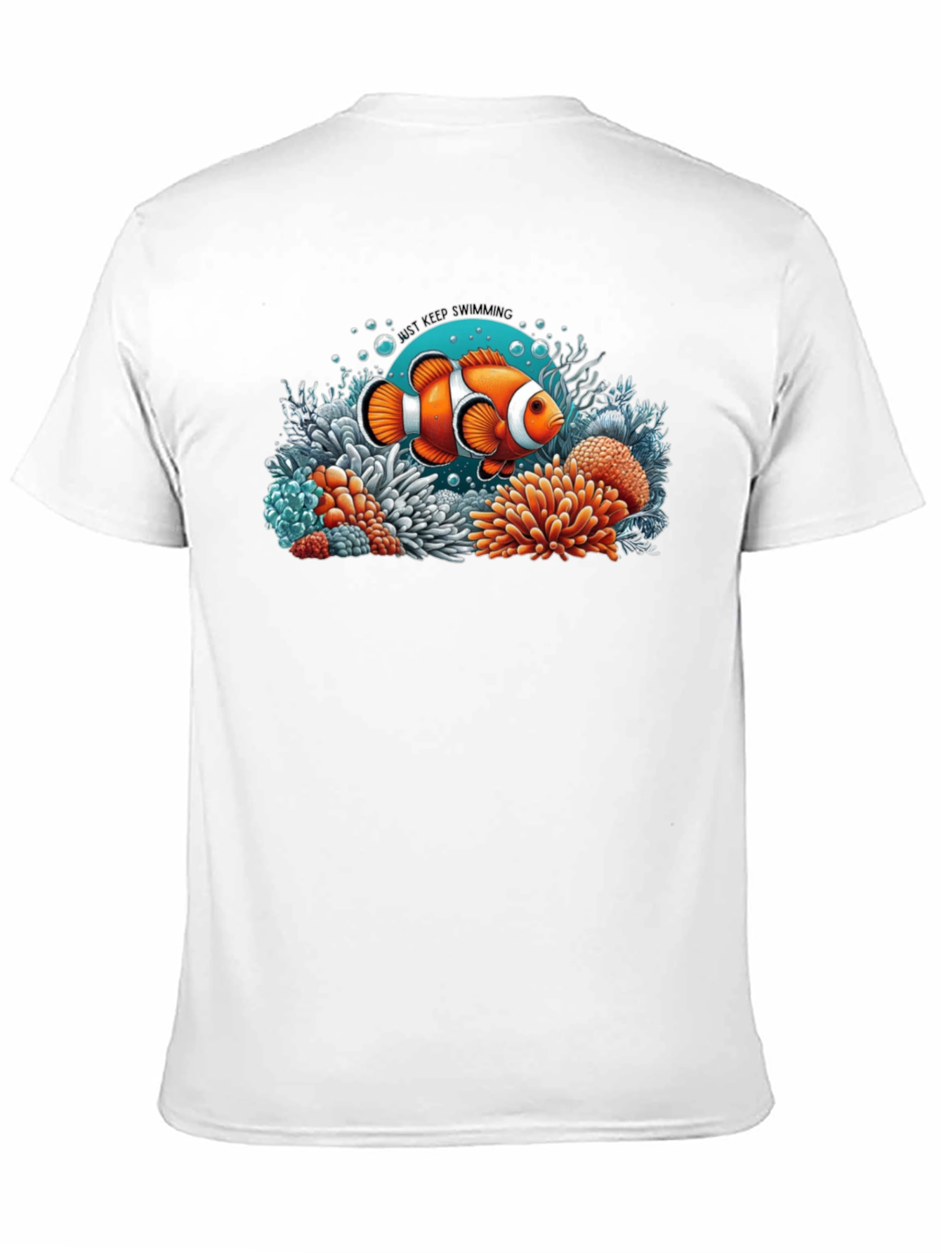 Clownfish Graphic T-Shirt - Just Keep Swimming