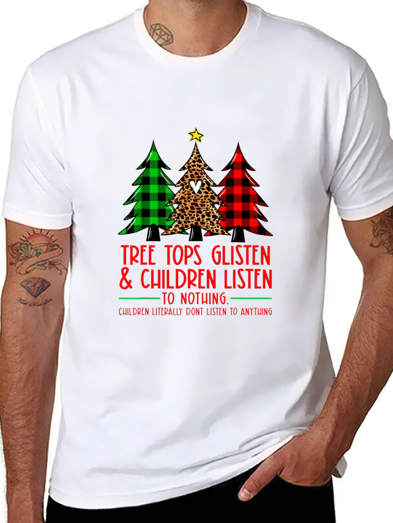 Funny Christmas Tree T-Shirt