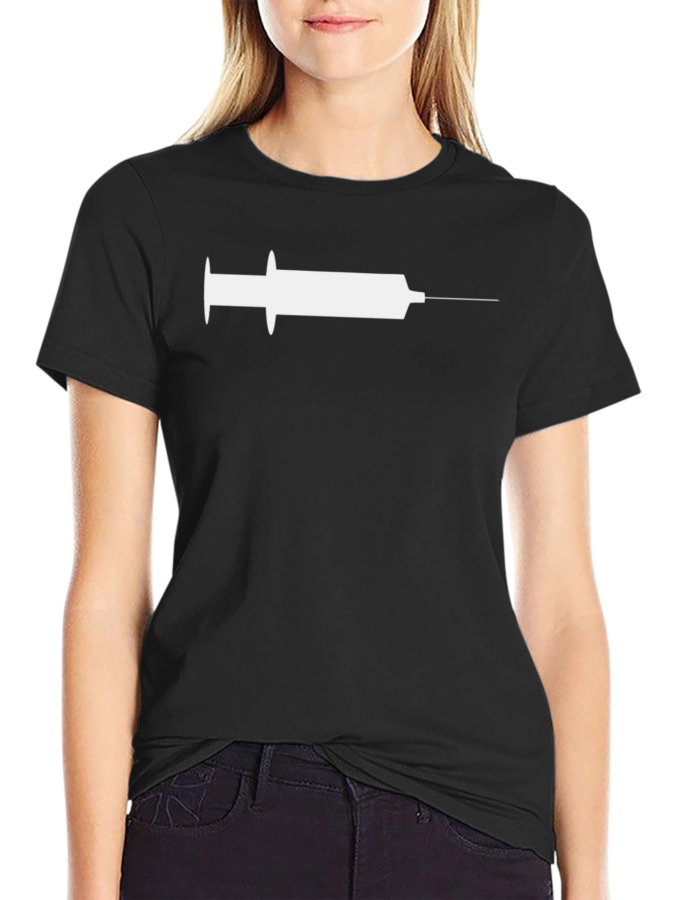 Syringe Graphic Tee - Inject Some Fun!