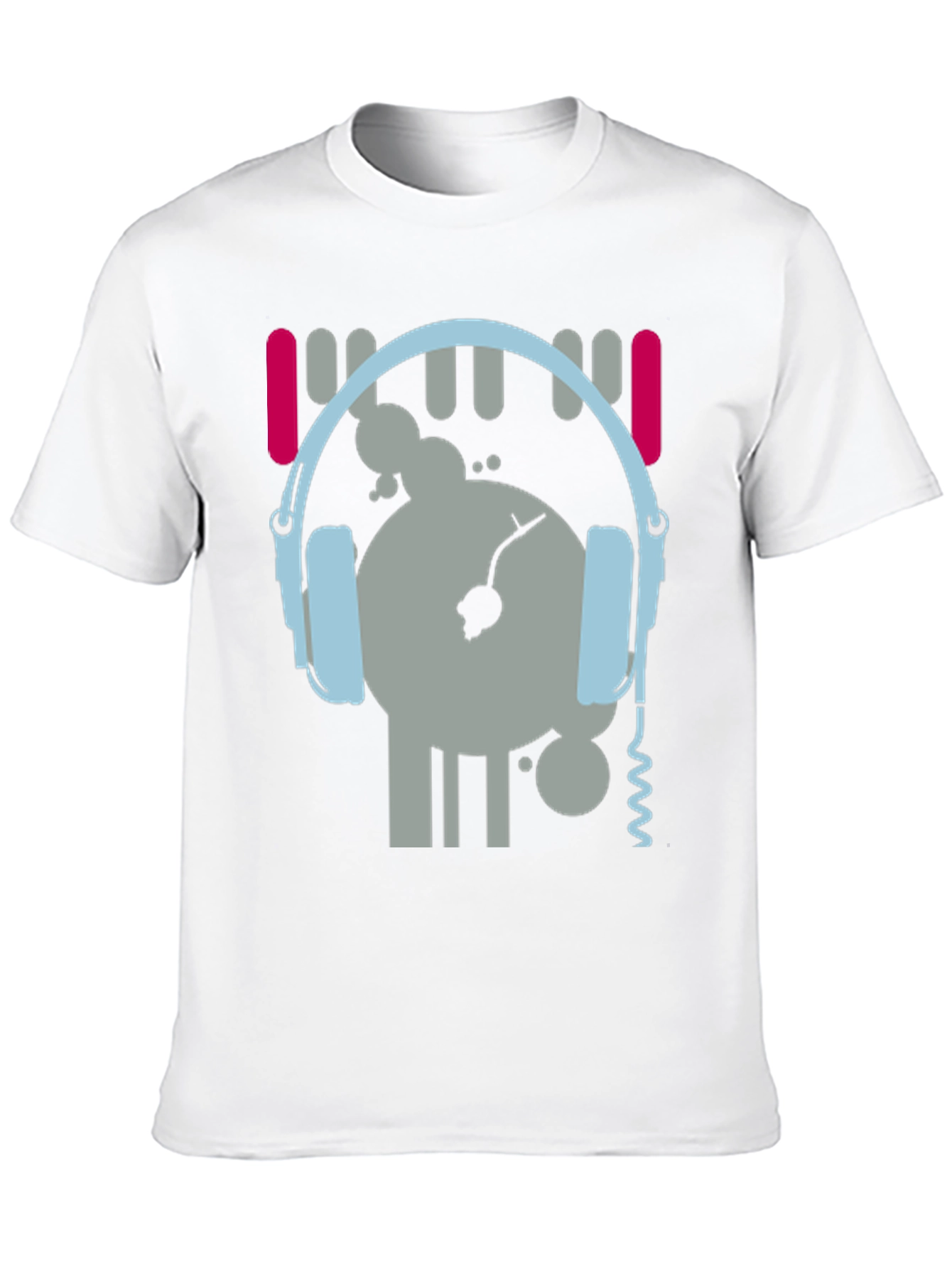 DJ Graphic Tee - Music Lovers Black T-Shirt