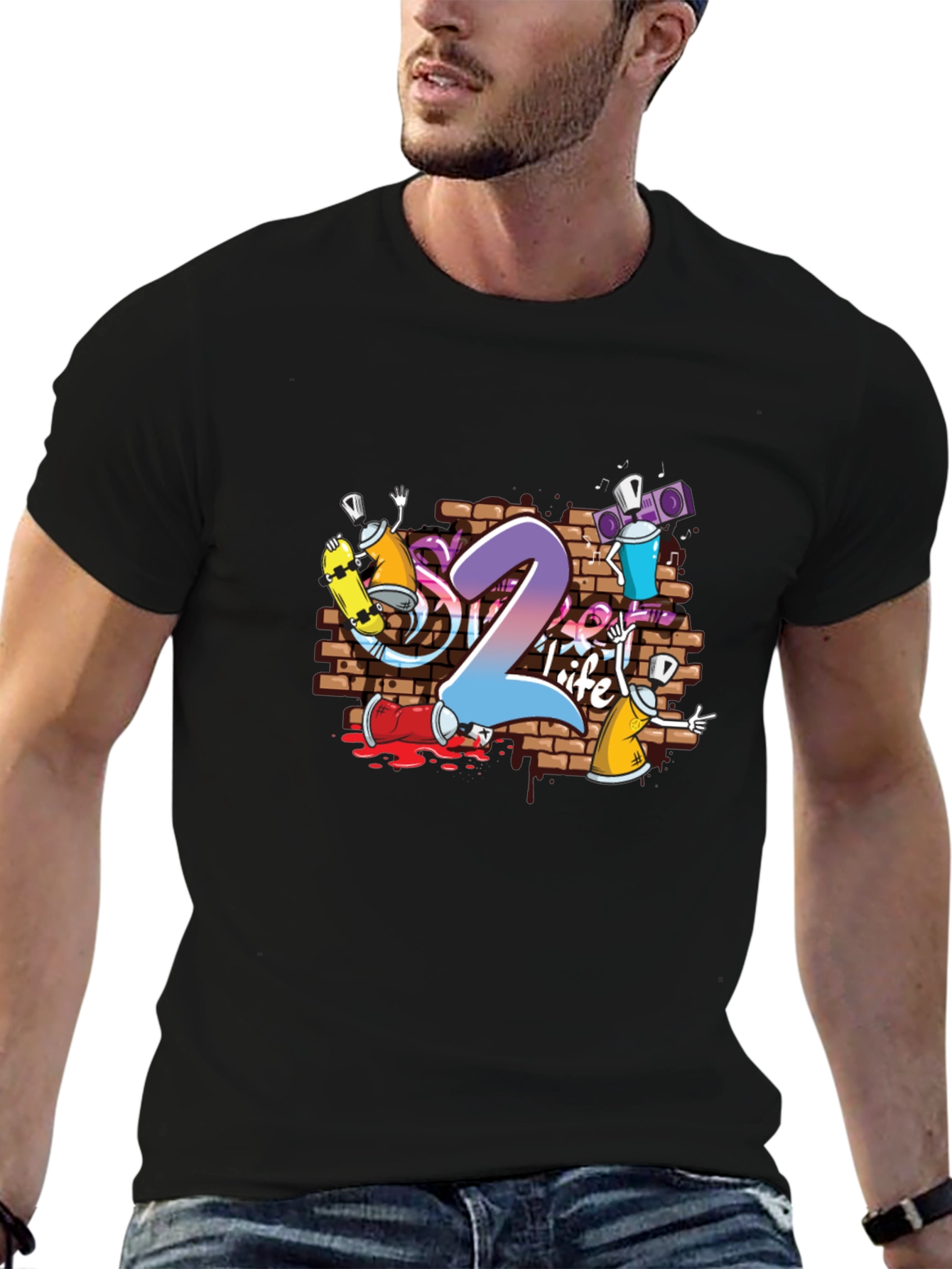Graffiti Life T-Shirt - Urban Style