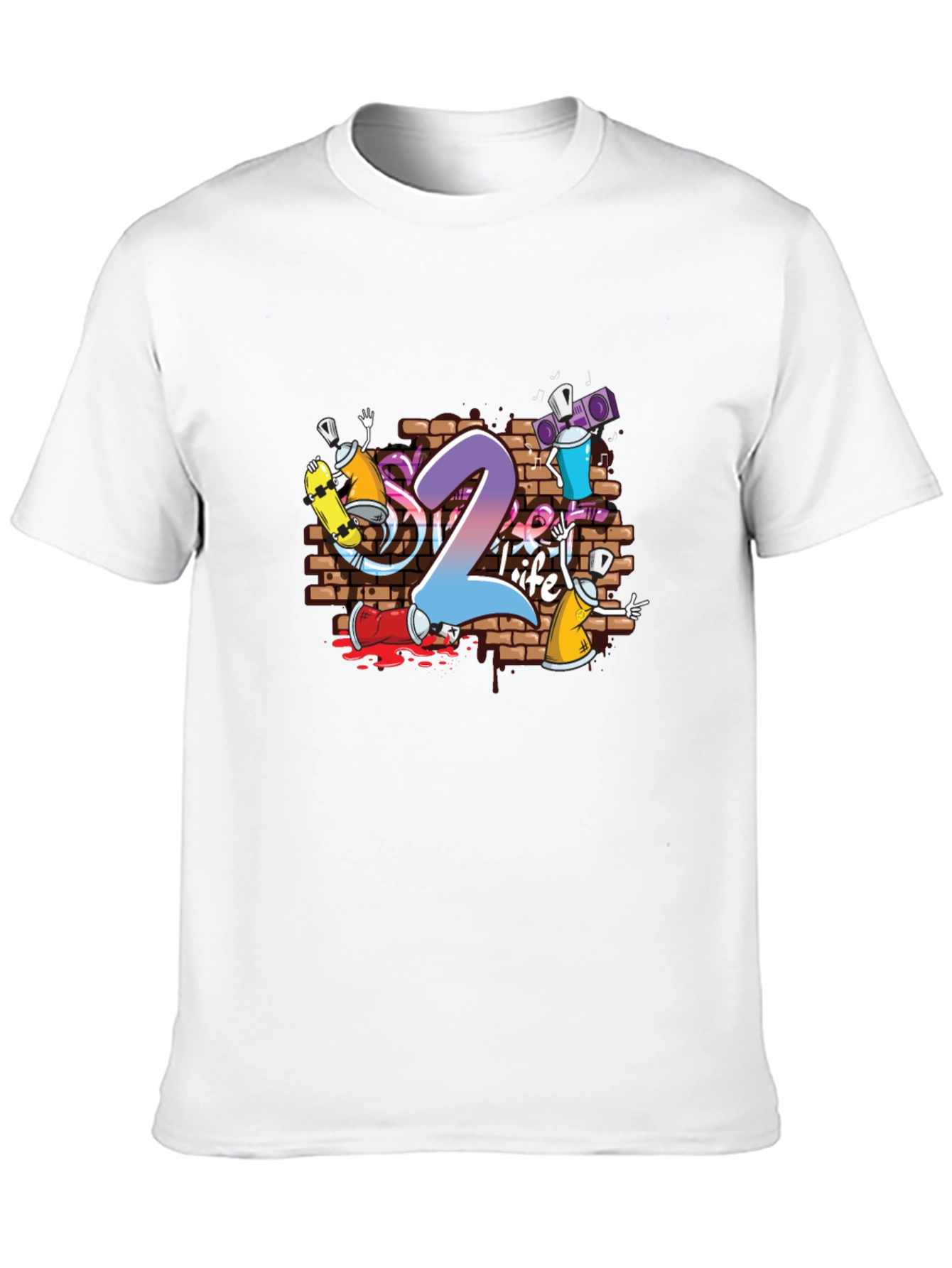 Graffiti Life T-Shirt - Urban Style