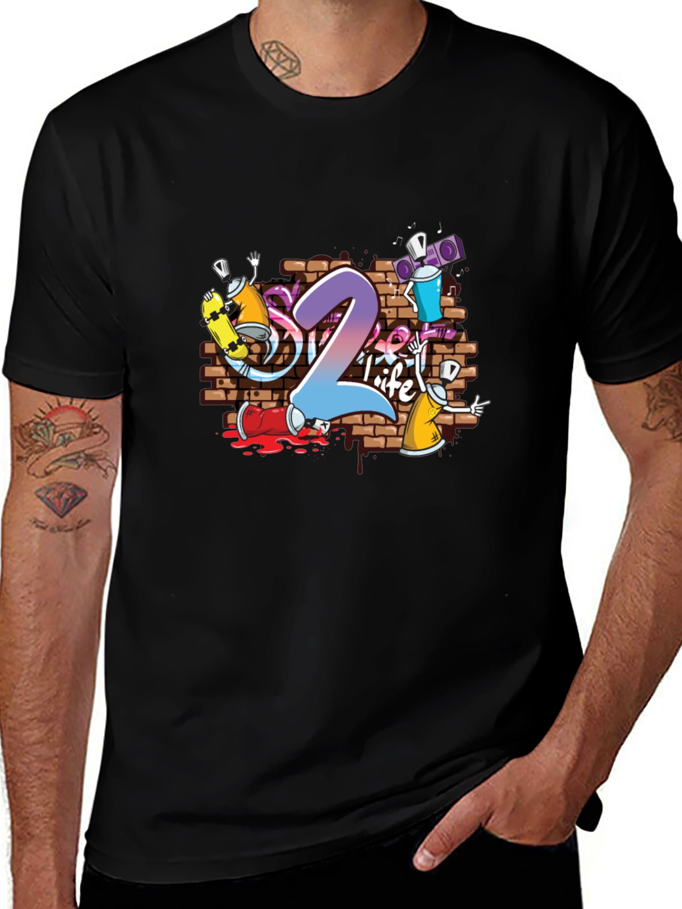 Graffiti Life T-Shirt - Urban Style