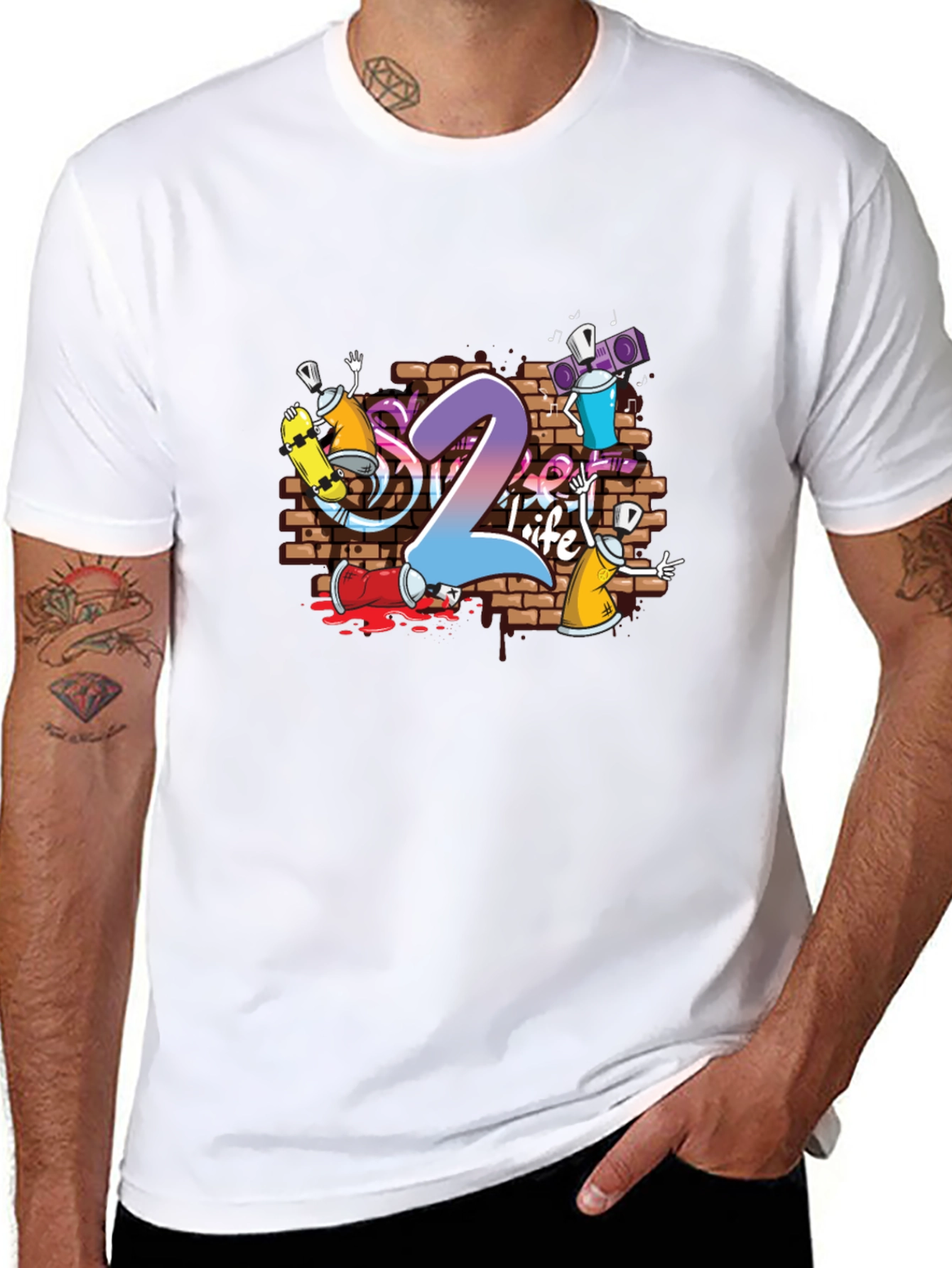 Graffiti Life T-Shirt - Urban Style