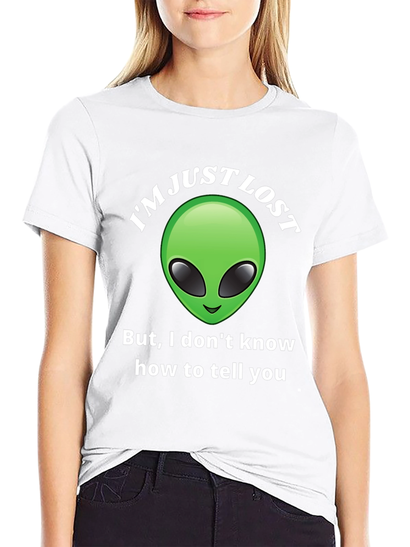 Im Just Lost Alien Graphic T-Shirt