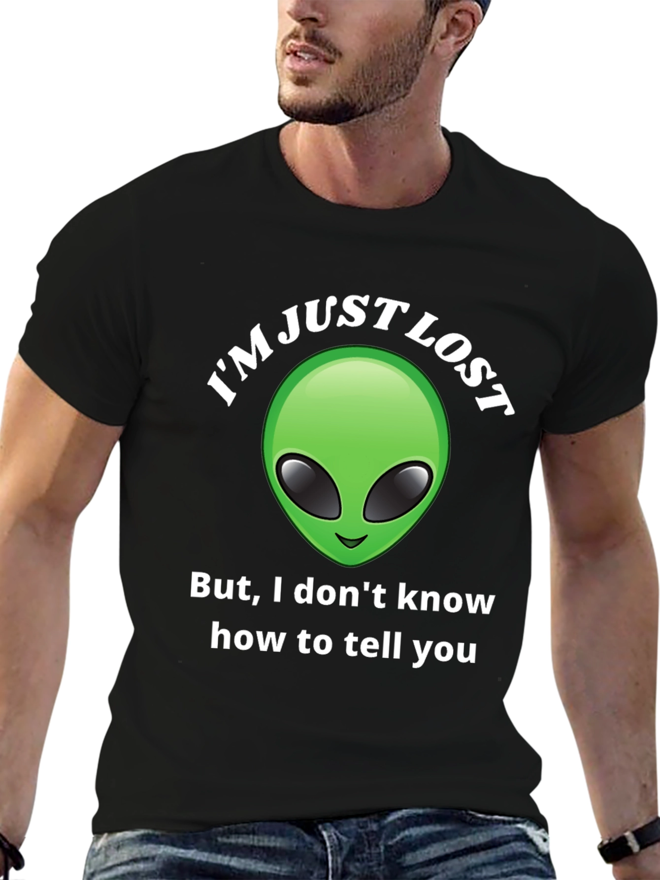 Im Just Lost Alien Graphic T-Shirt