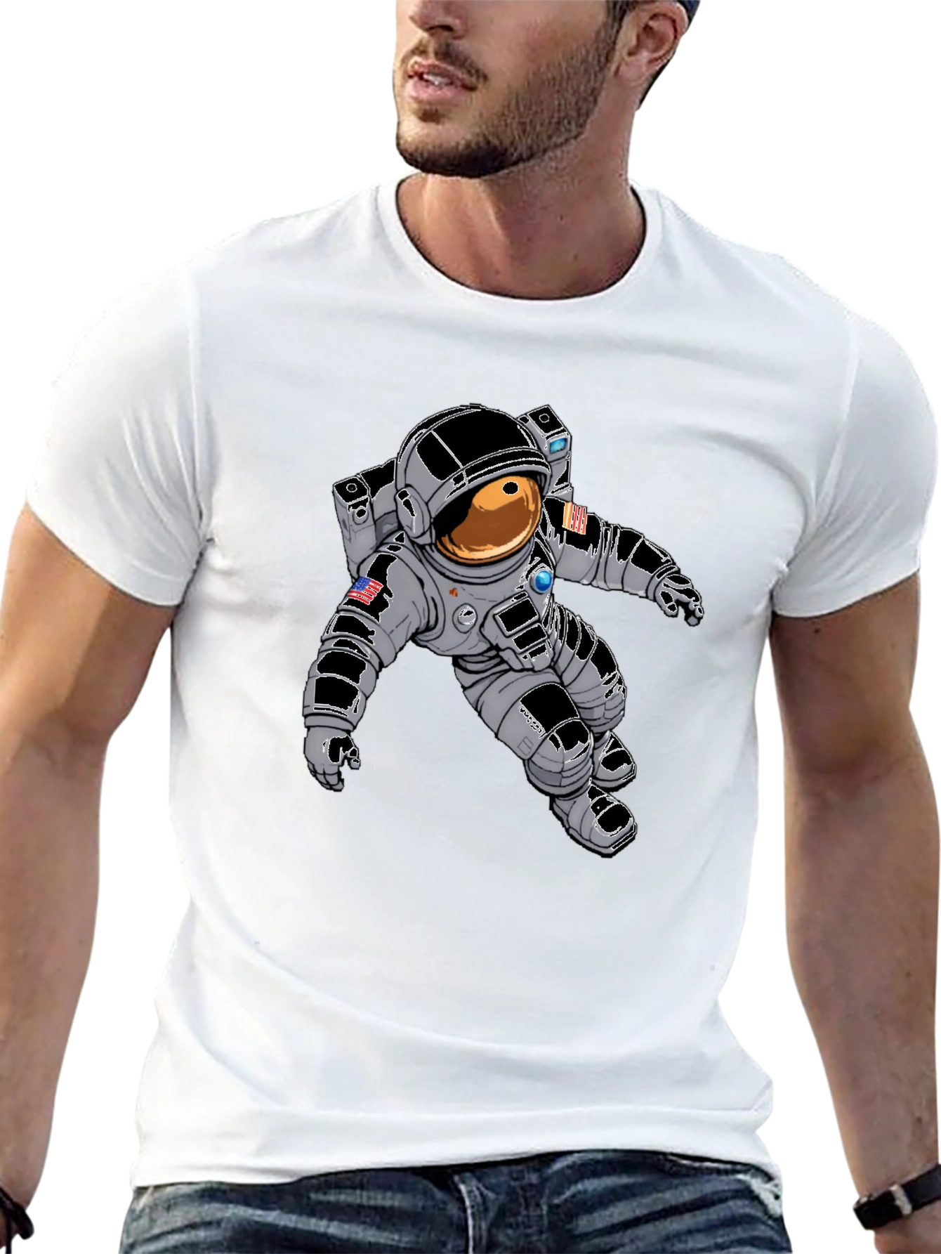 Astronaut Graphic Tee - Explore in Style!