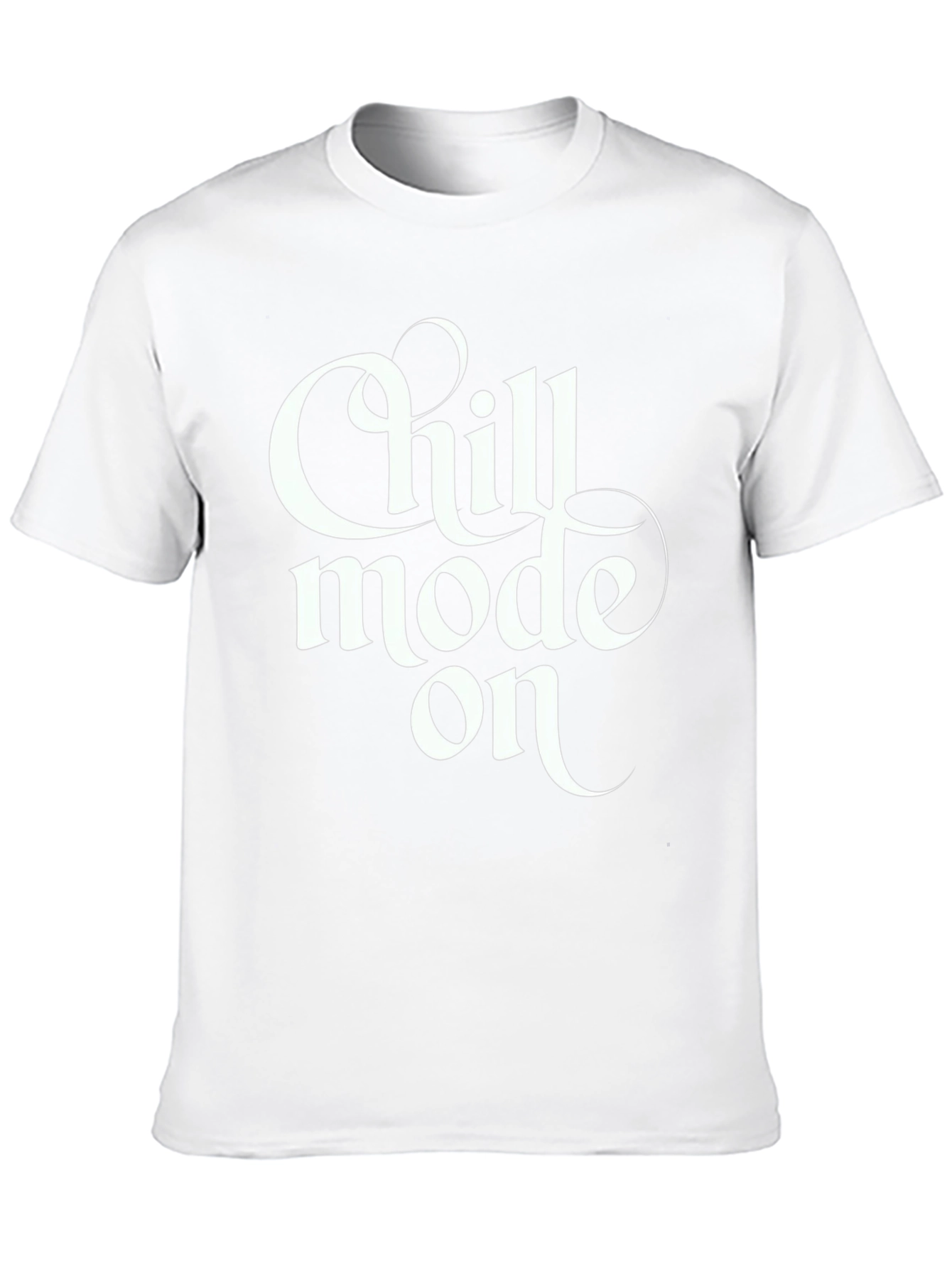 Chill Mode On Graphic Tee - Relaxed Comfort