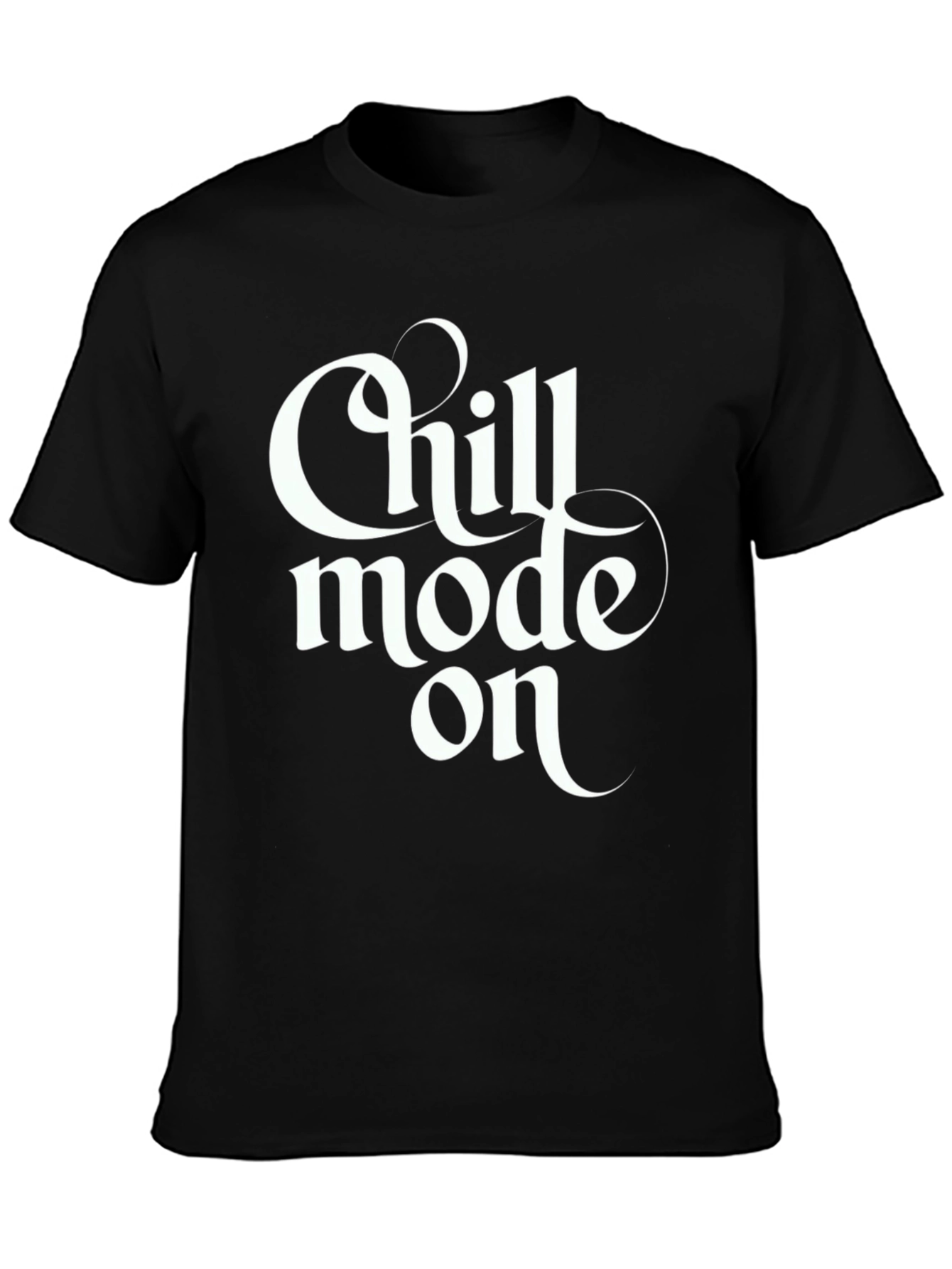 Chill Mode On Graphic Tee - Relaxed Comfort