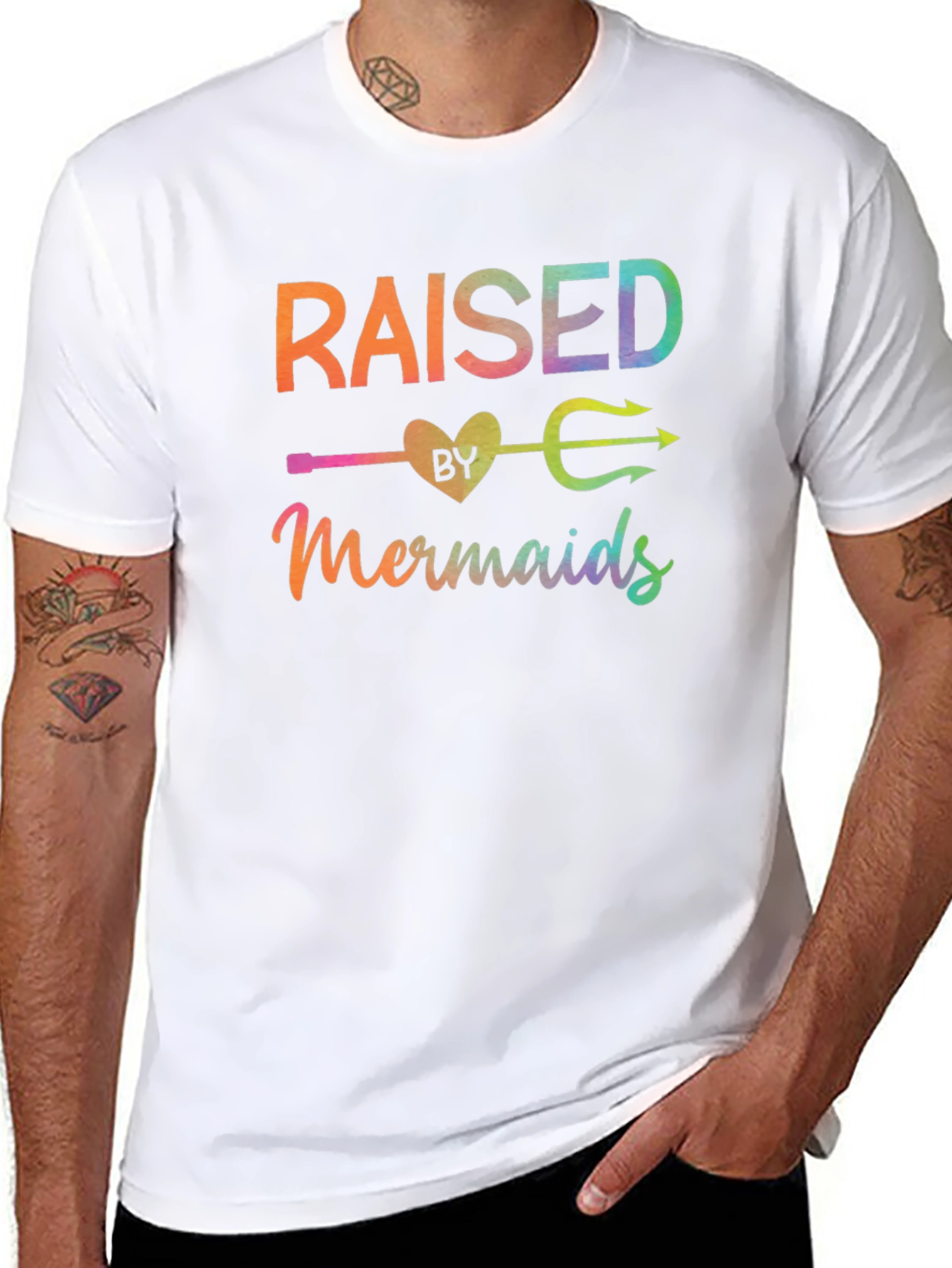 Raised By Mermaids Graphic T-Shirt