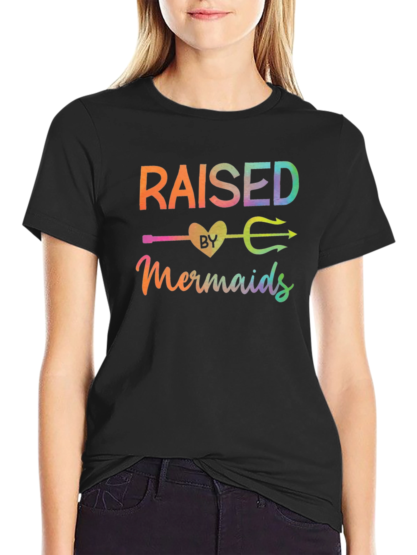 Raised By Mermaids Graphic T-Shirt