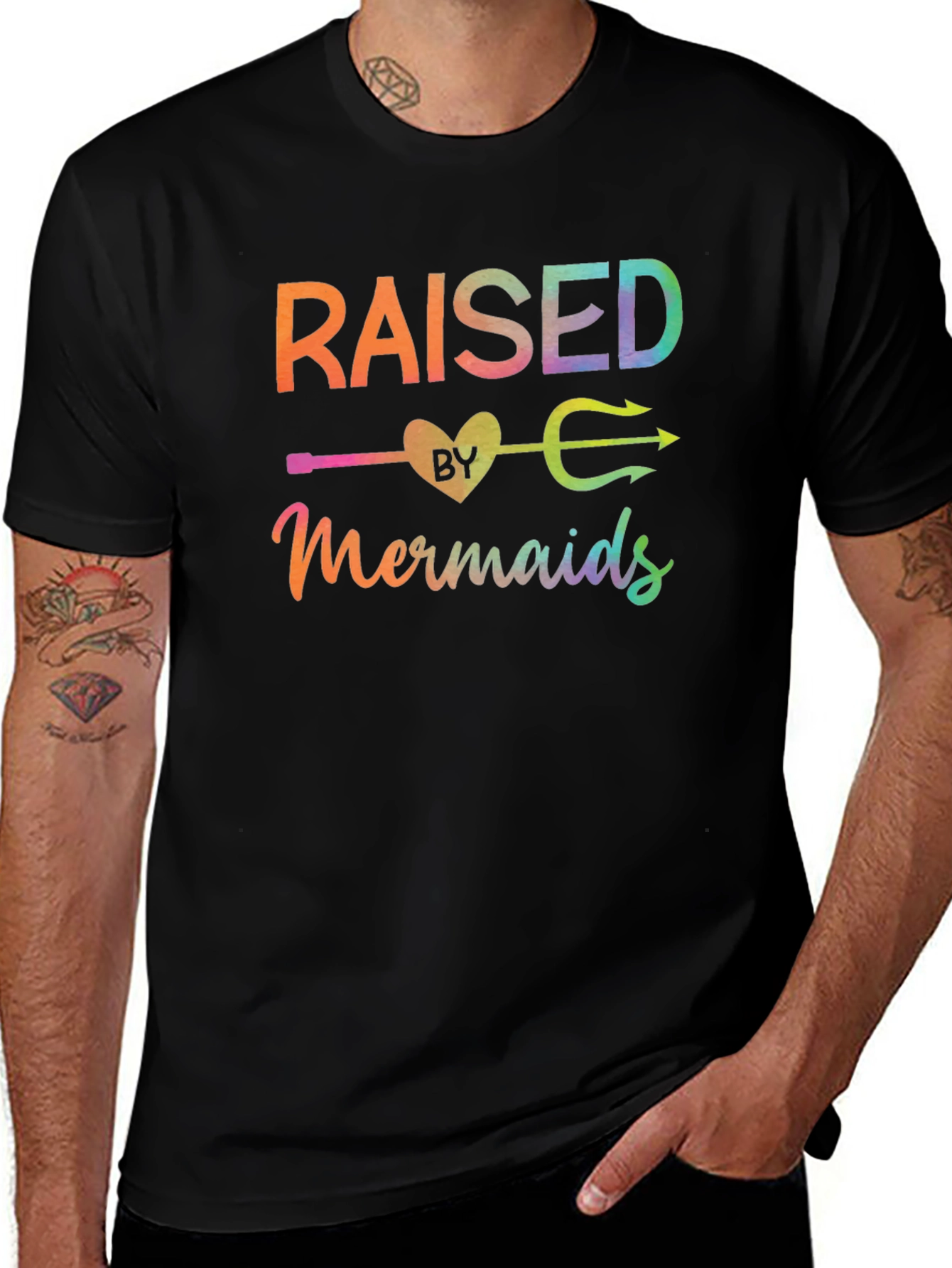 Raised By Mermaids Graphic T-Shirt