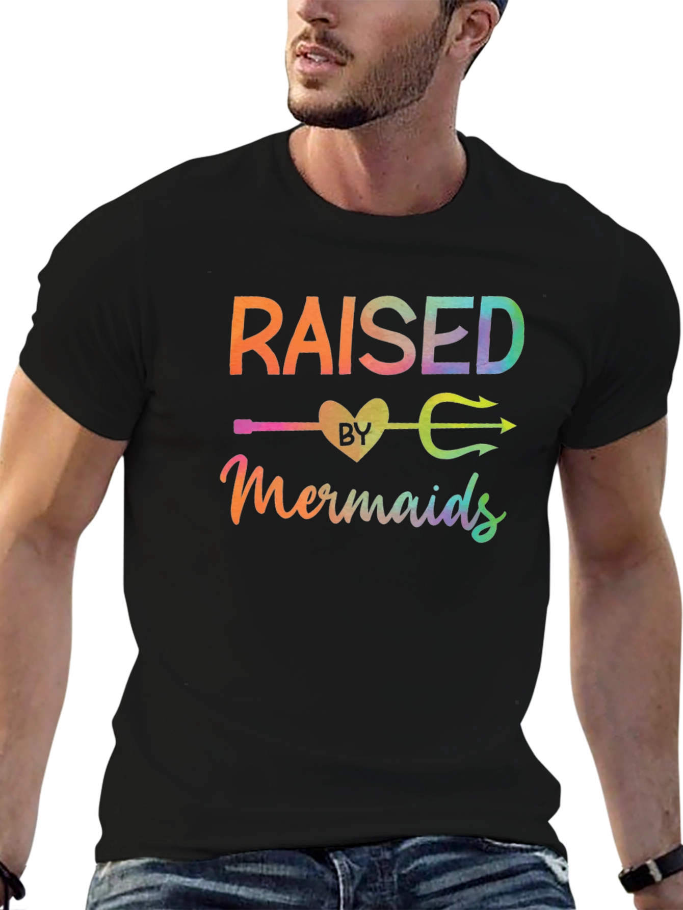 Raised By Mermaids Graphic T-Shirt