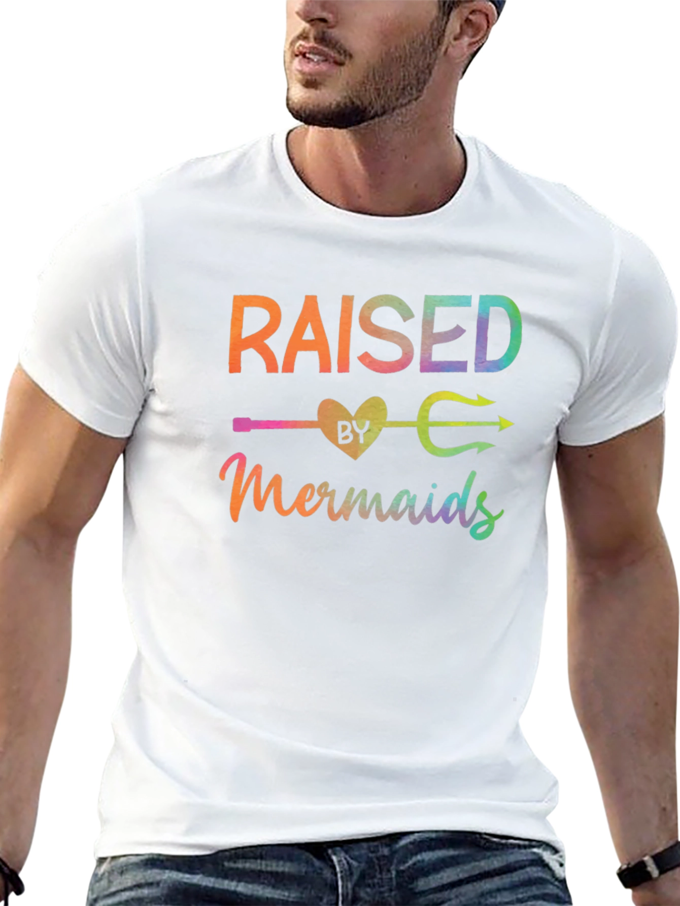 Raised By Mermaids Graphic T-Shirt