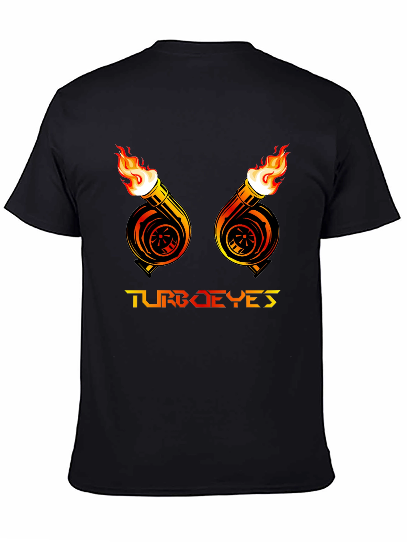 Turbo Eyes Graphic Tee - Mens Black T-Shirt