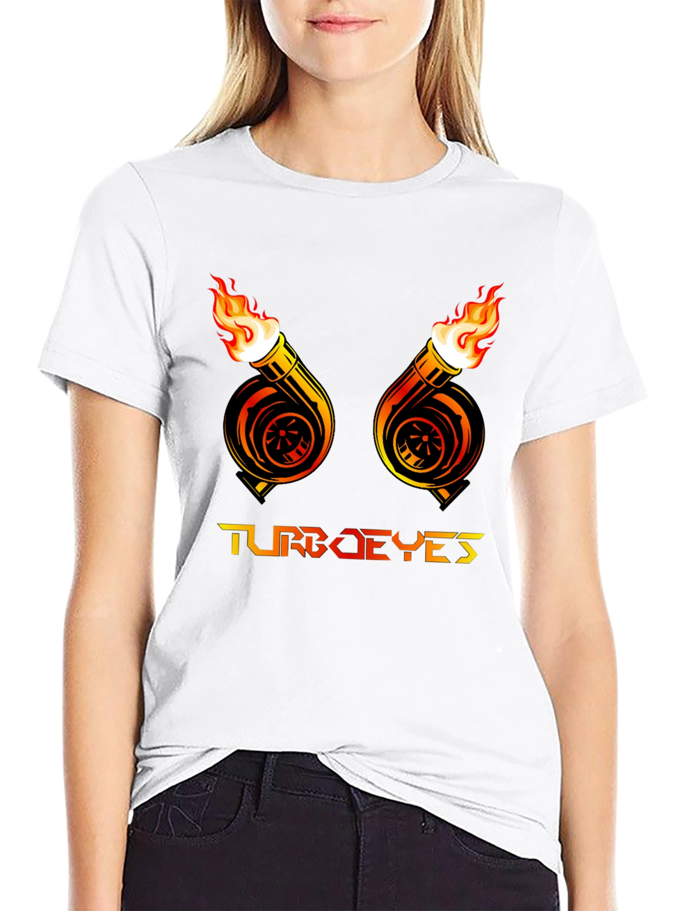 Turbo Eyes Graphic Tee - Mens Black T-Shirt