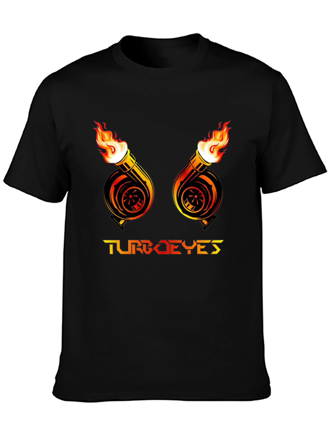 Turbo Eyes Graphic Tee - Mens Black T-Shirt