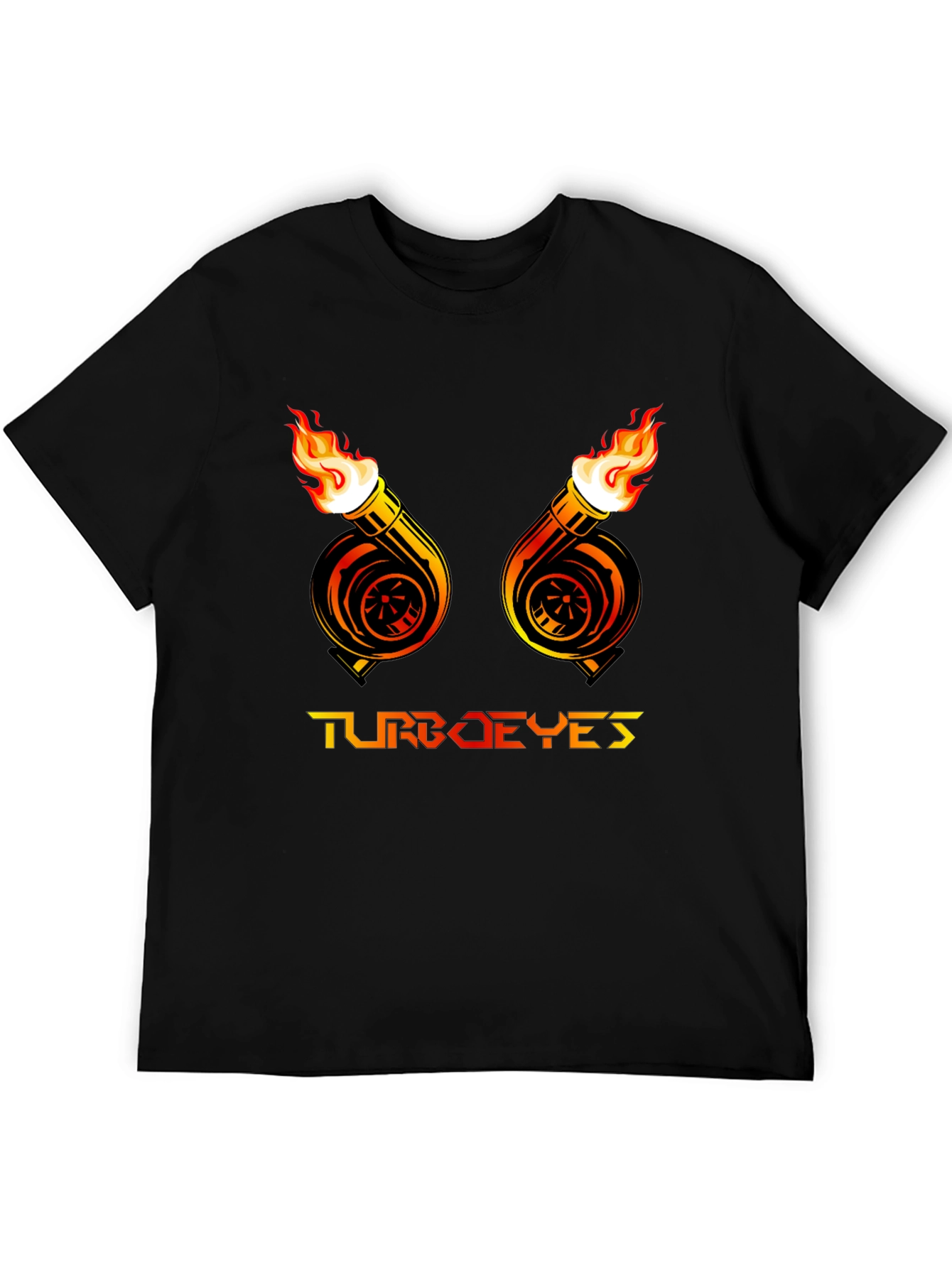 Turbo Eyes Graphic Tee - Mens Black T-Shirt