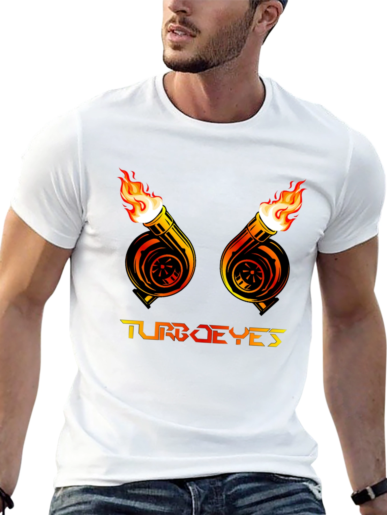 Turbo Eyes Graphic Tee - Mens Black T-Shirt