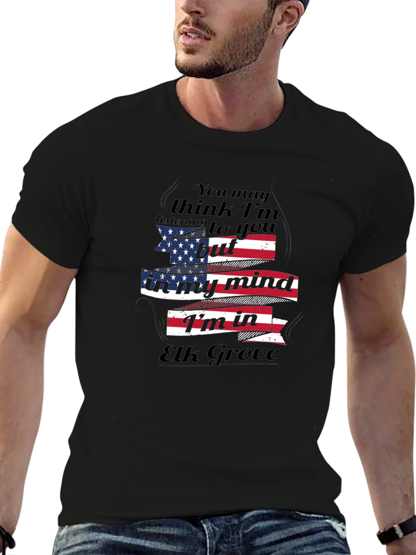 Elk Grove Mind T-Shirt - Patriotic Design