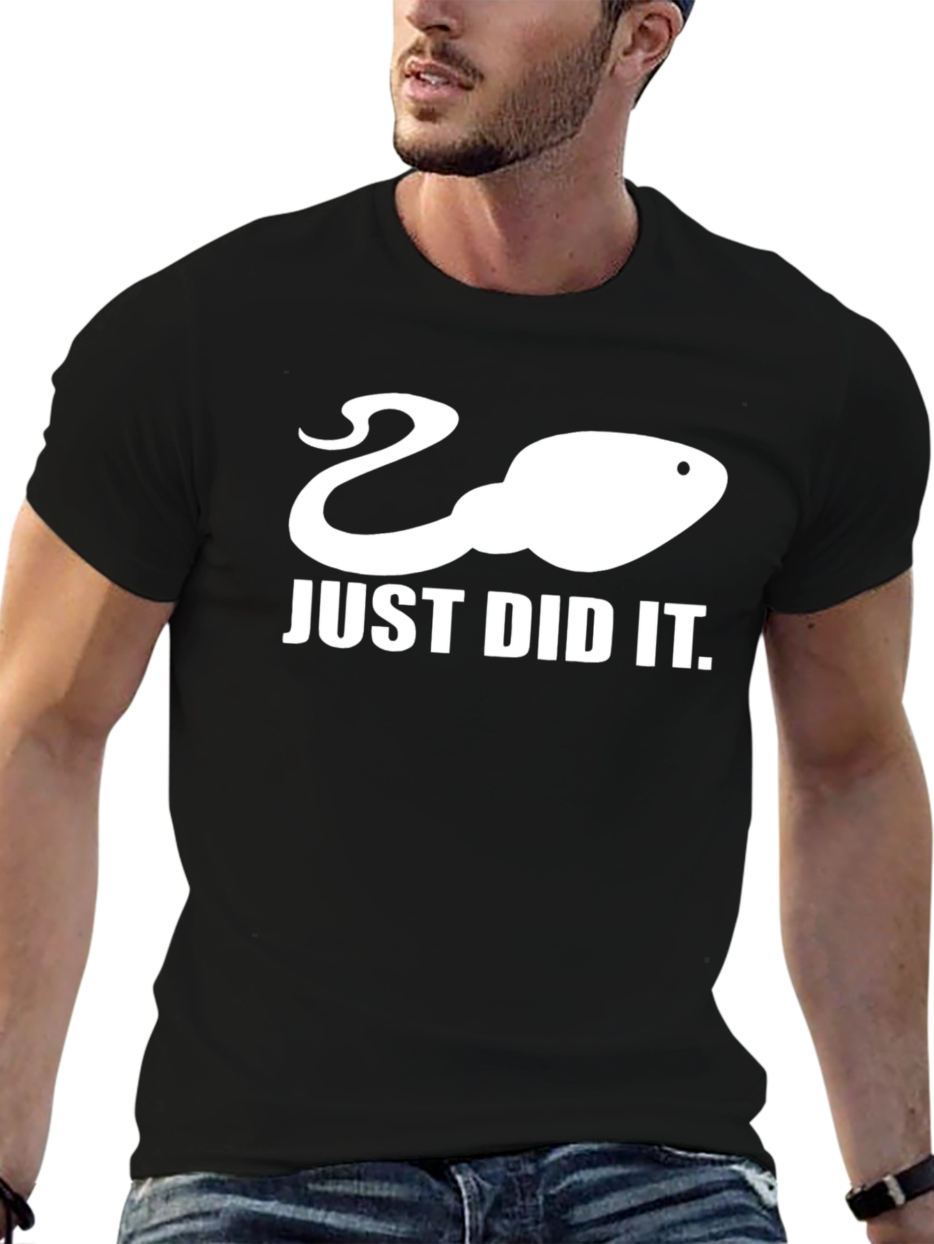 Just Did It T-Shirt - Funny Sperm Design