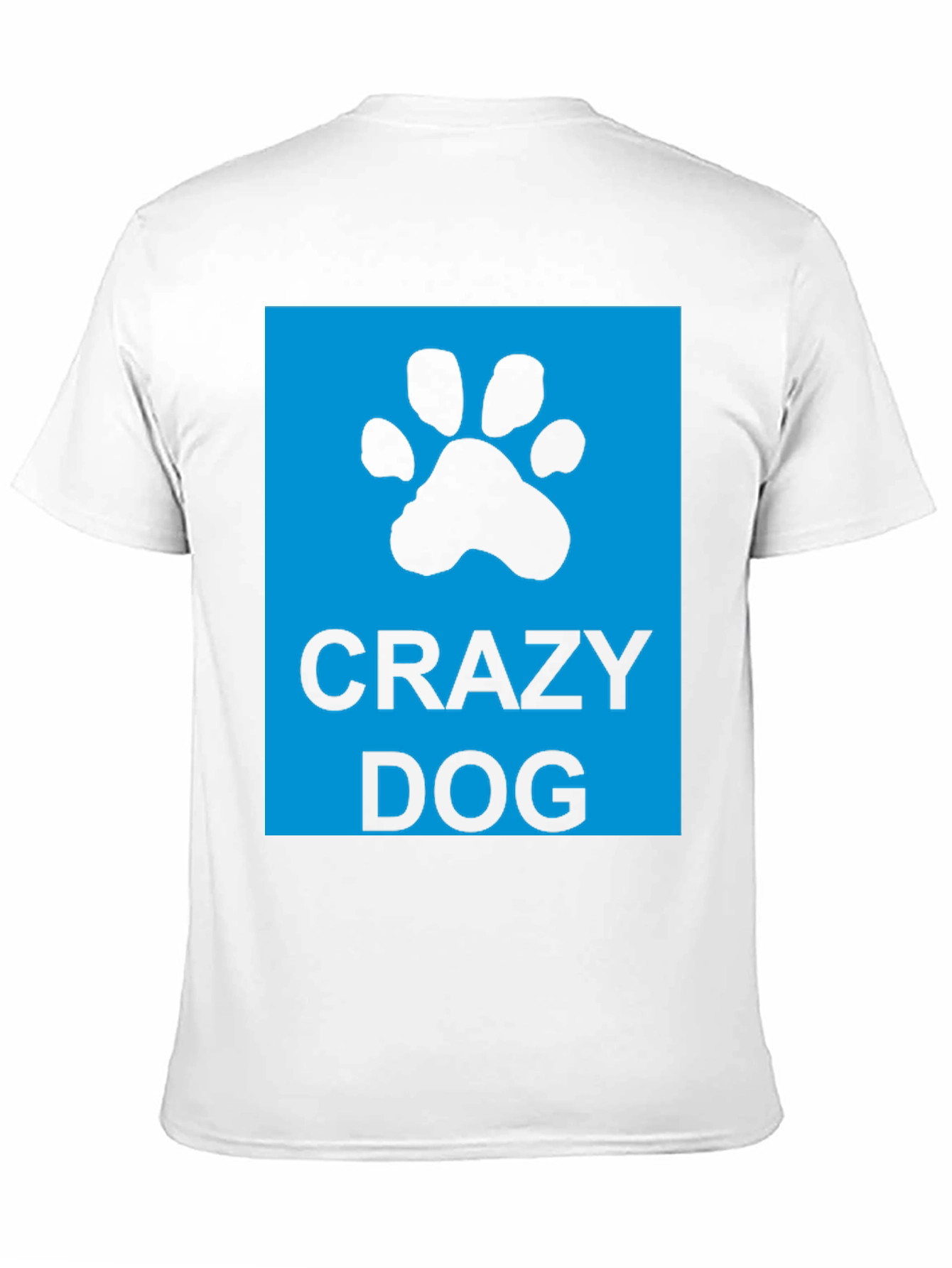 Crazy Dog T-Shirt - Unisex Black Tee