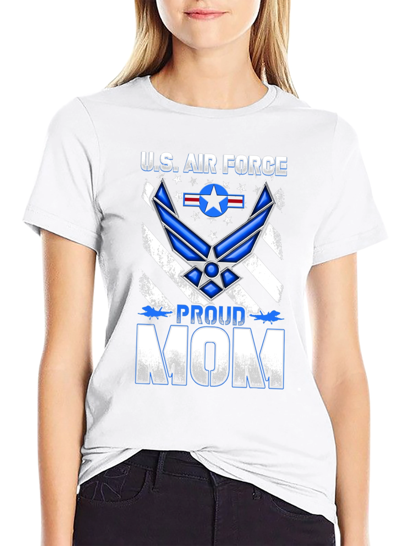 Proud Air Force Mom T-Shirt