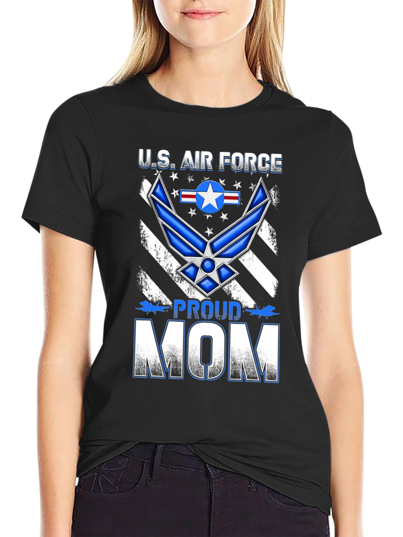 Proud Air Force Mom T-Shirt