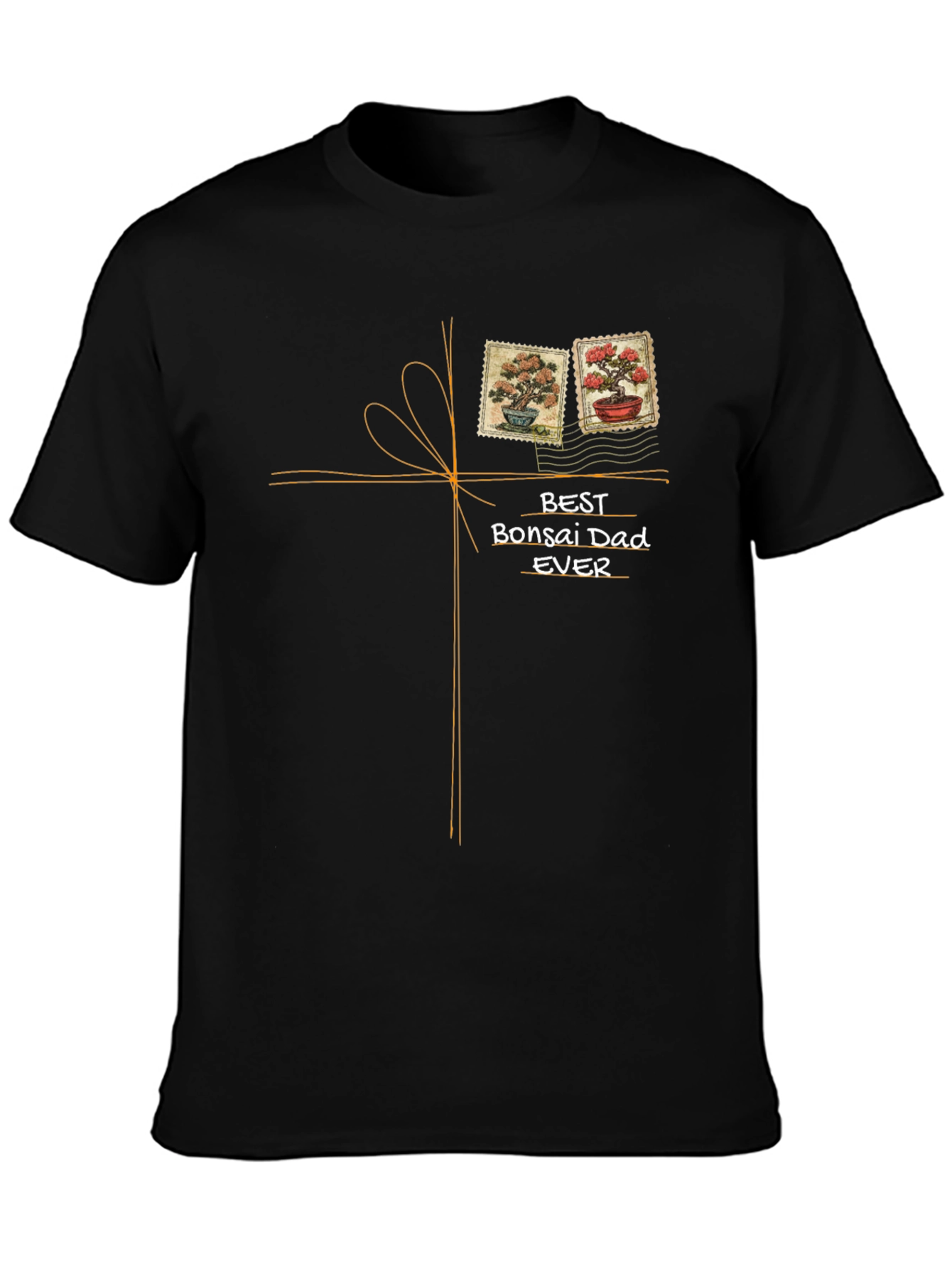 Best Bonsai Dad Ever T-Shirt Black
