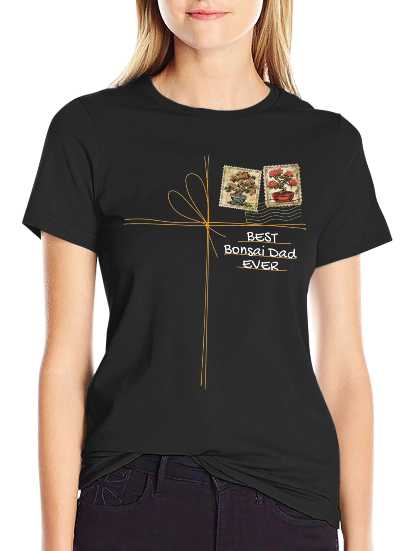 Best Bonsai Dad Ever T-Shirt Black