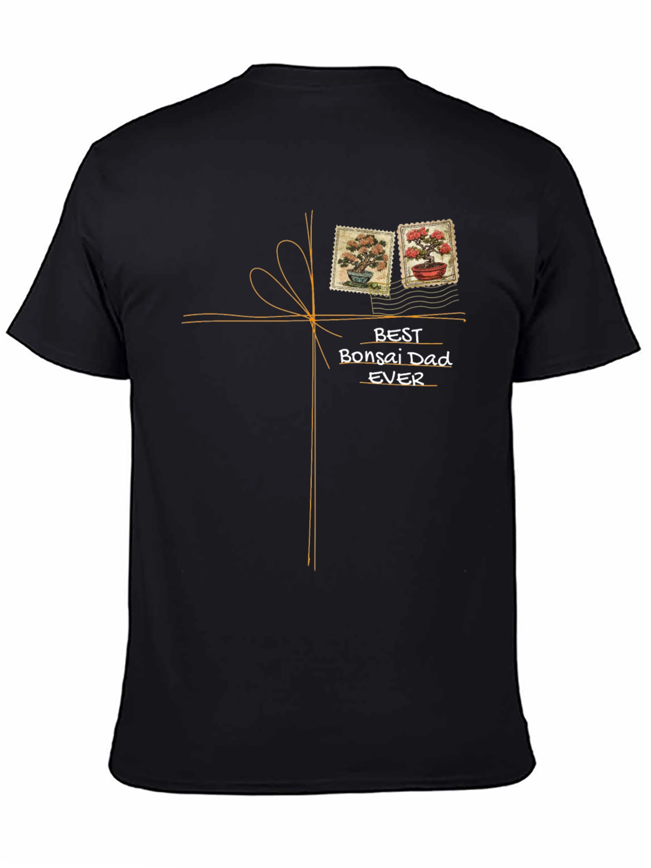 Best Bonsai Dad Ever T-Shirt Black