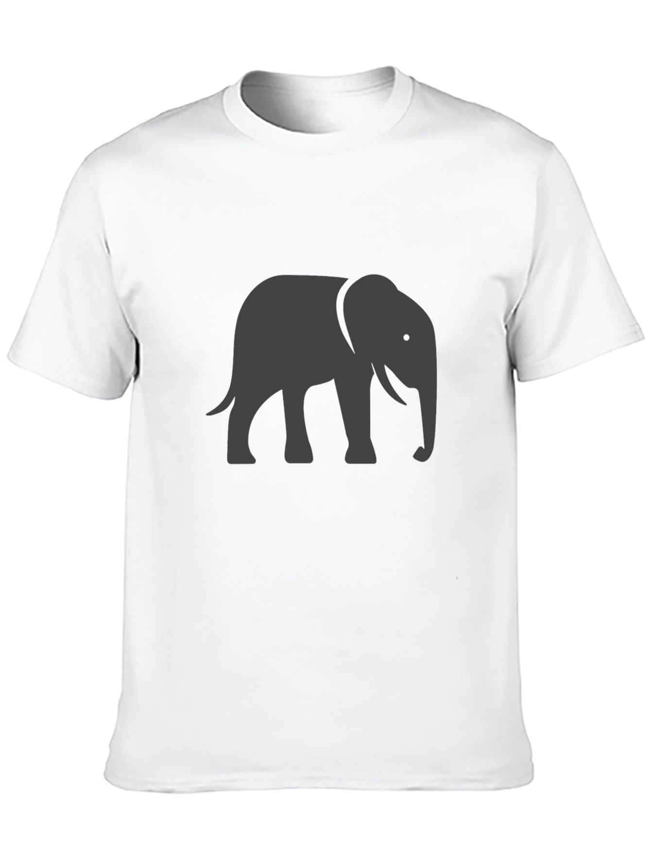 Black Elephant Graphic Tee - Casual Comfort