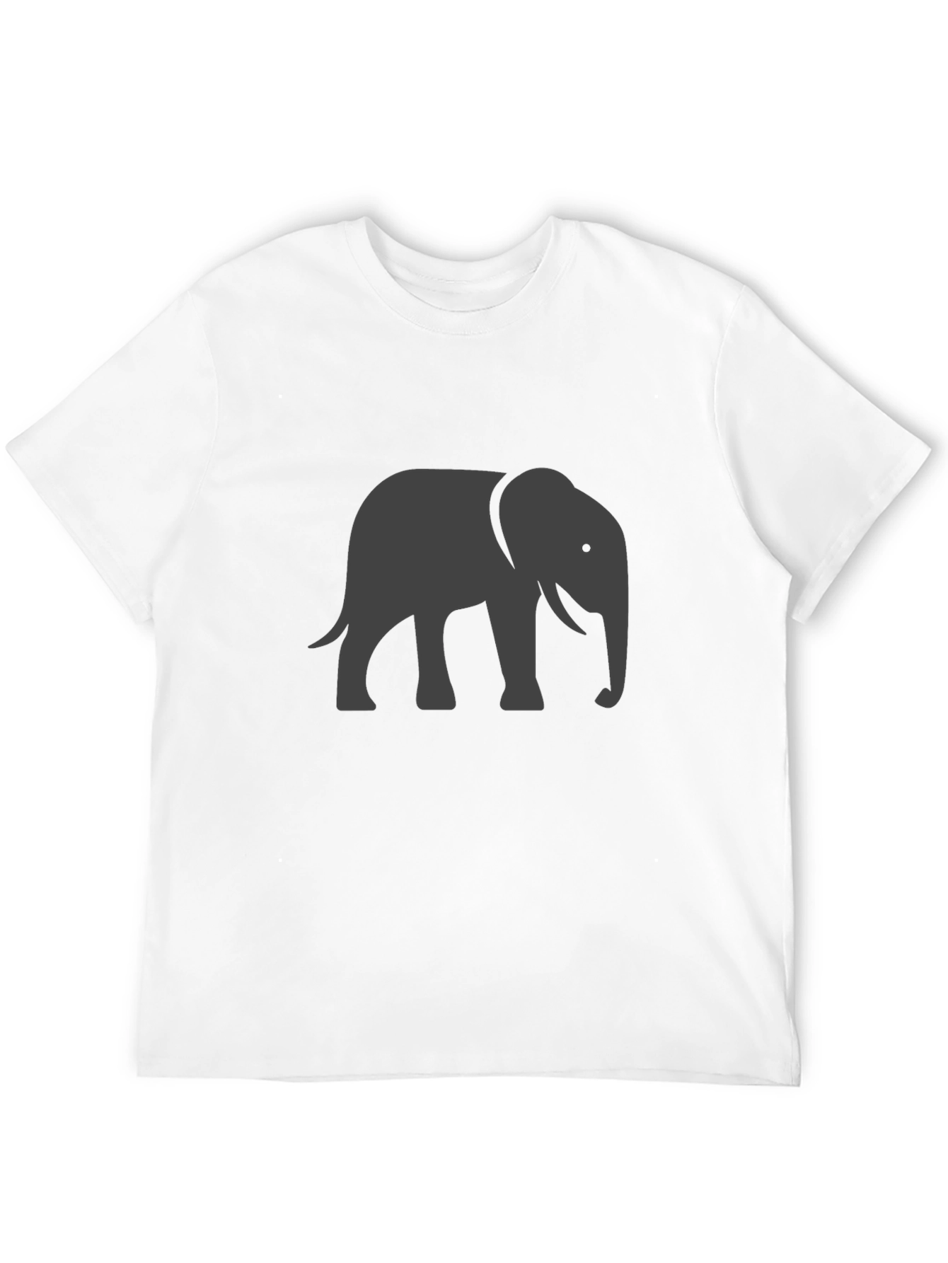 Black Elephant Graphic Tee - Casual Comfort