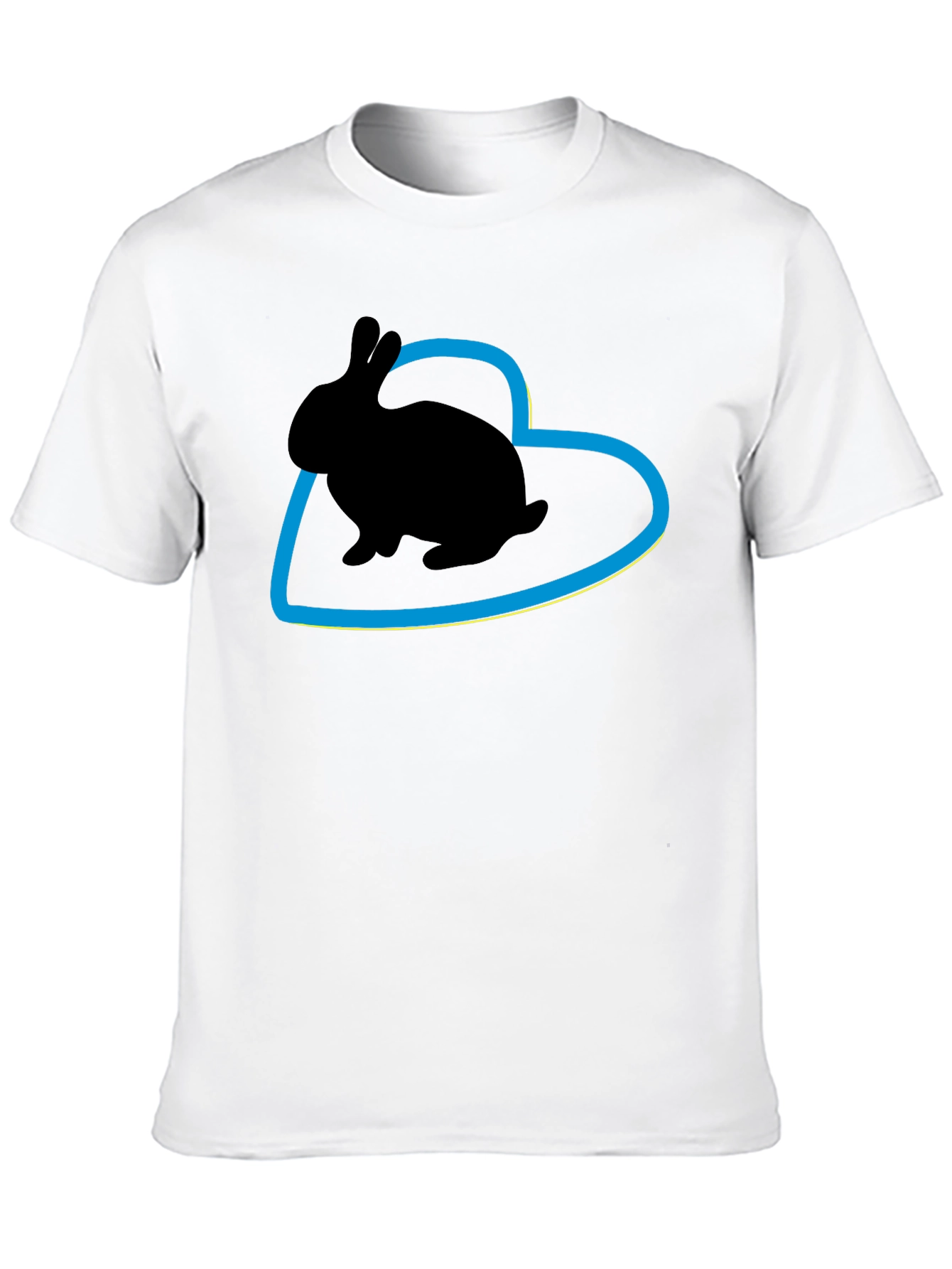 Rabbit in Heart Graphic Tee