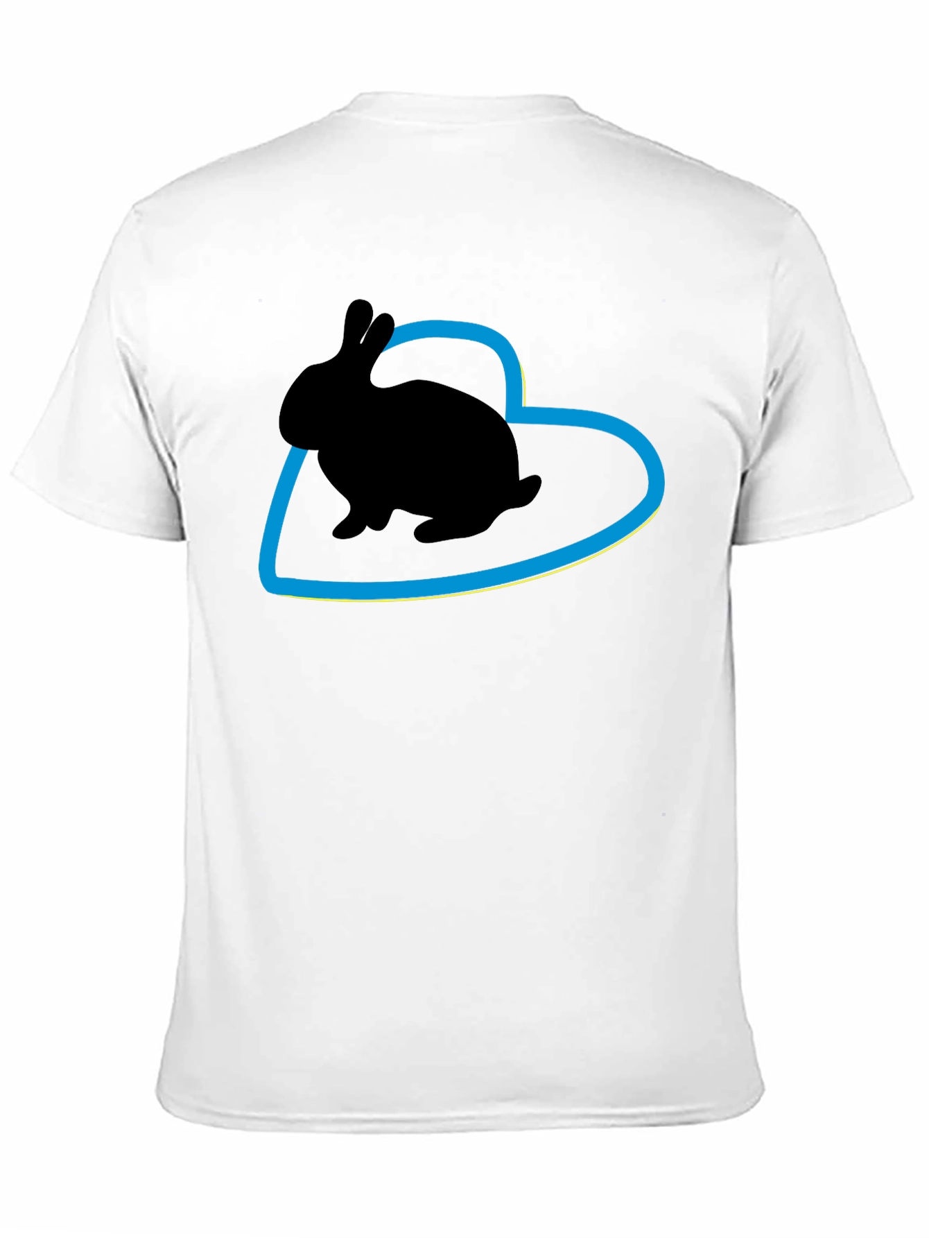 Rabbit in Heart Graphic Tee