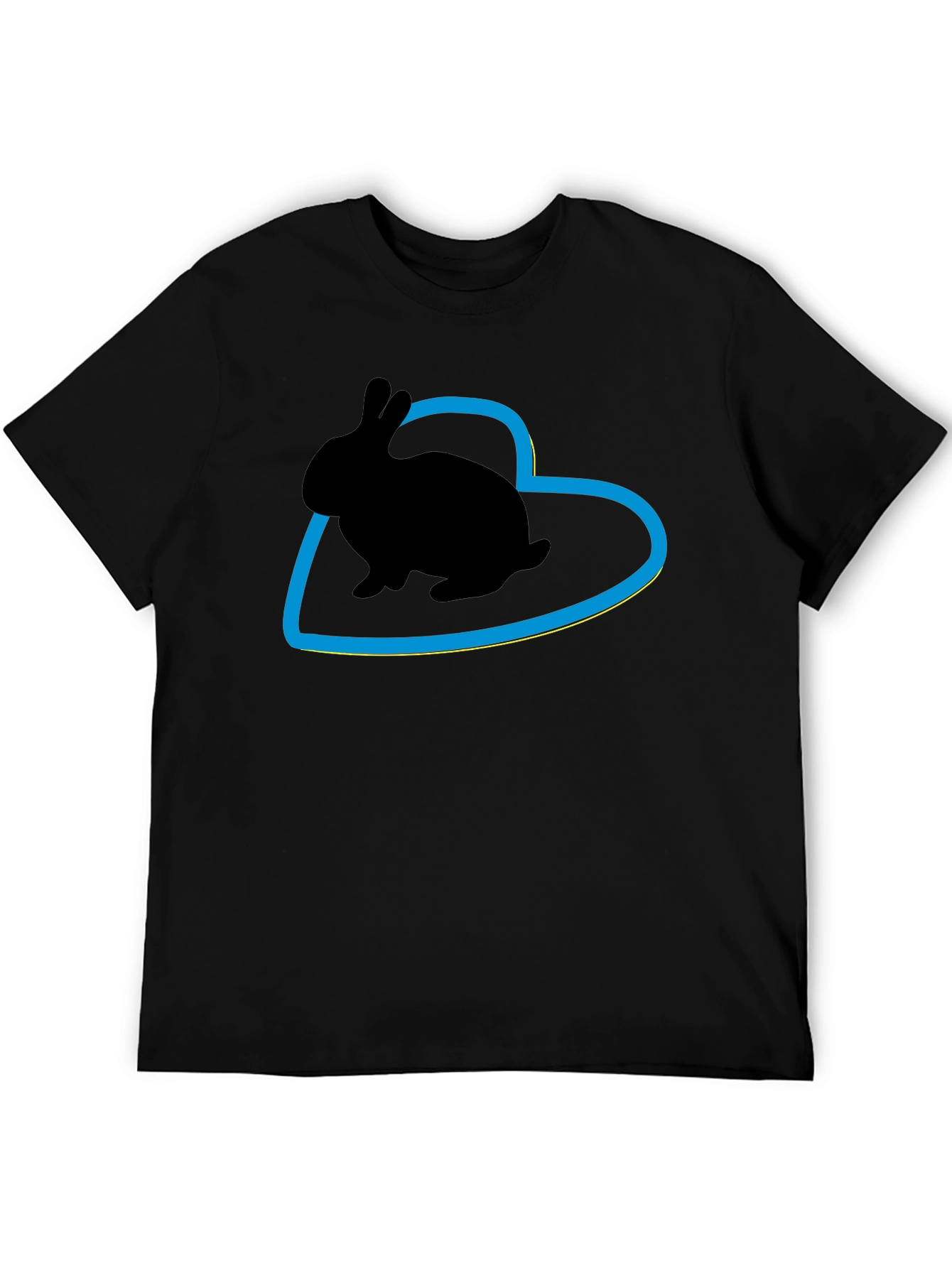 Rabbit in Heart Graphic Tee