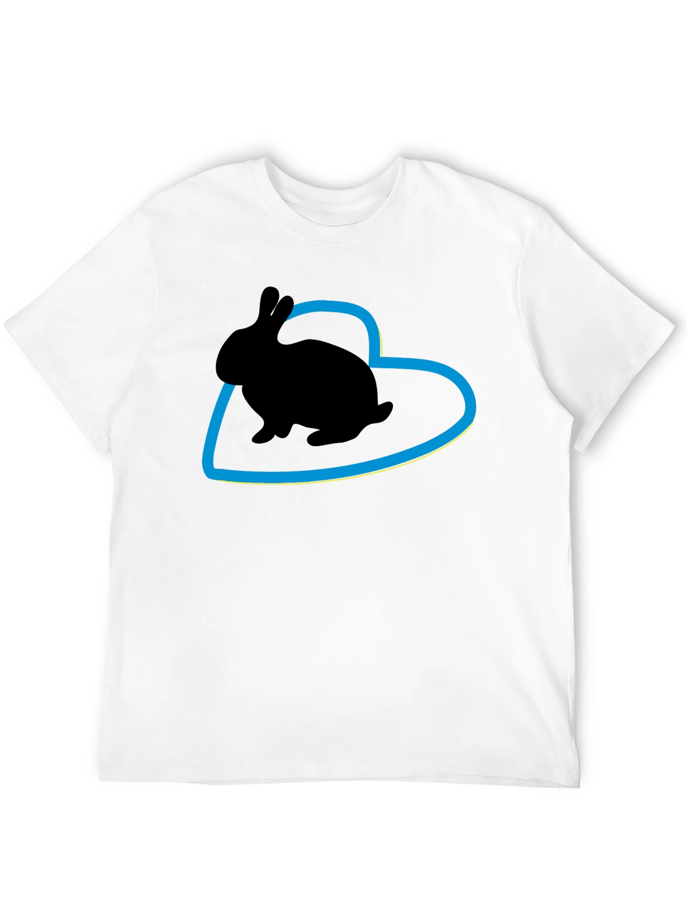 Rabbit in Heart Graphic Tee