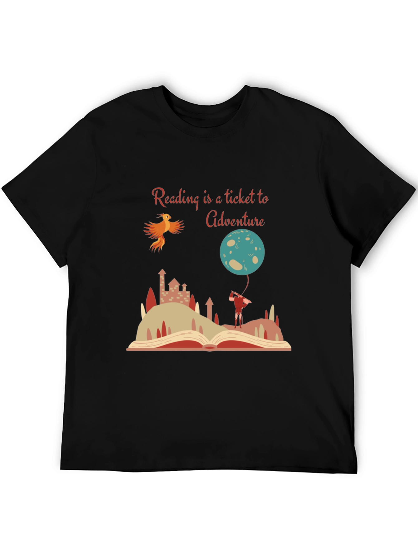 Reading Adventure Tee - Book Lovers T-Shirt