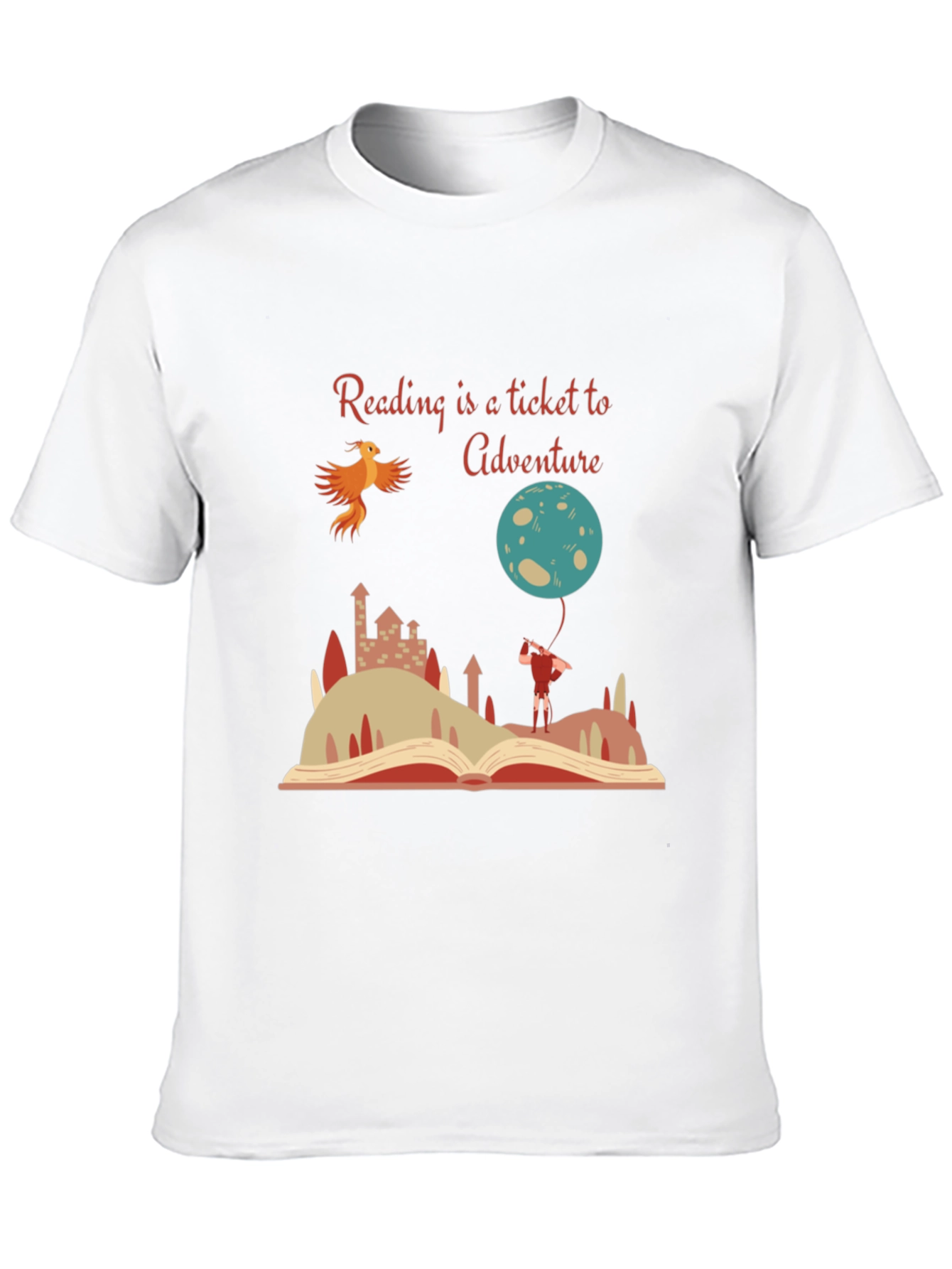 Reading Adventure Tee - Book Lovers T-Shirt
