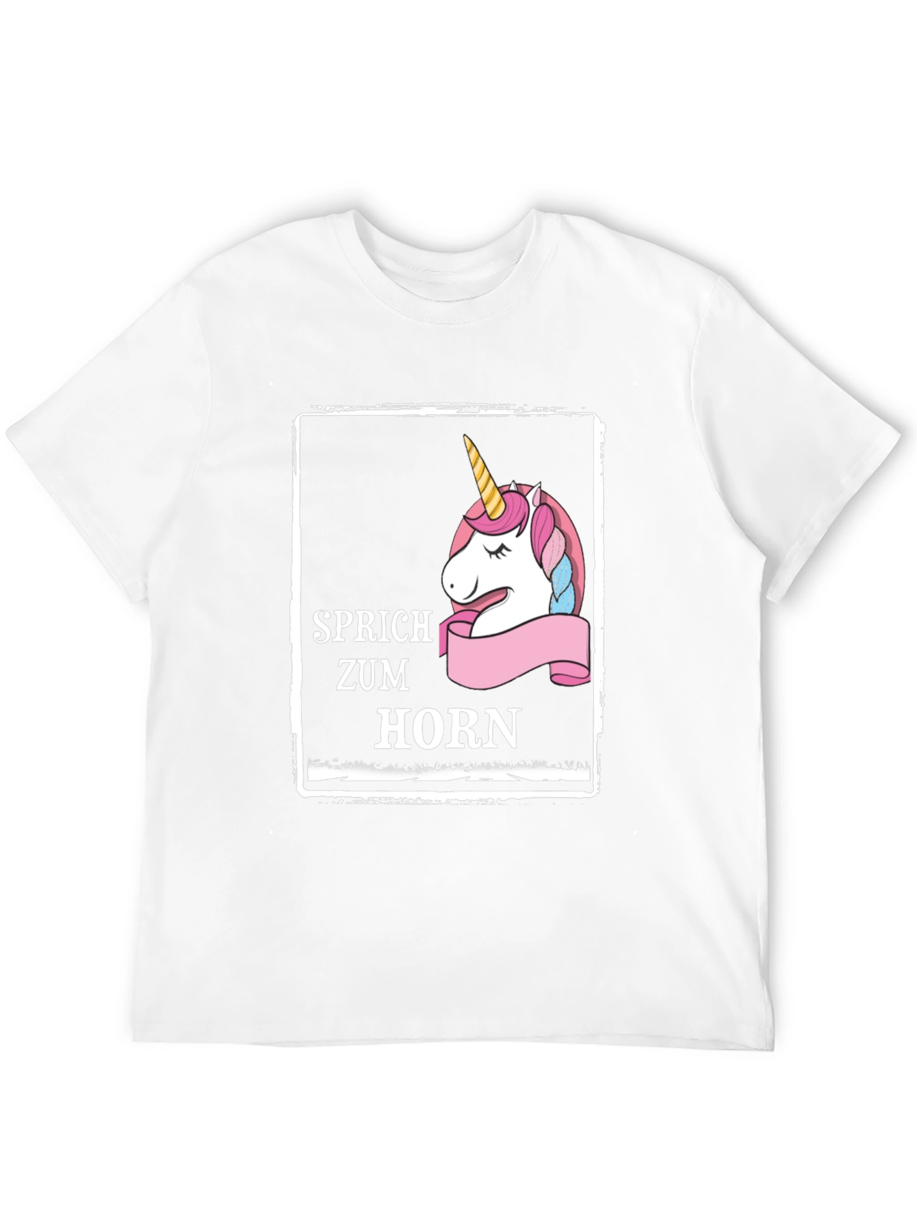 Unicorn Horn Black T-Shirt
